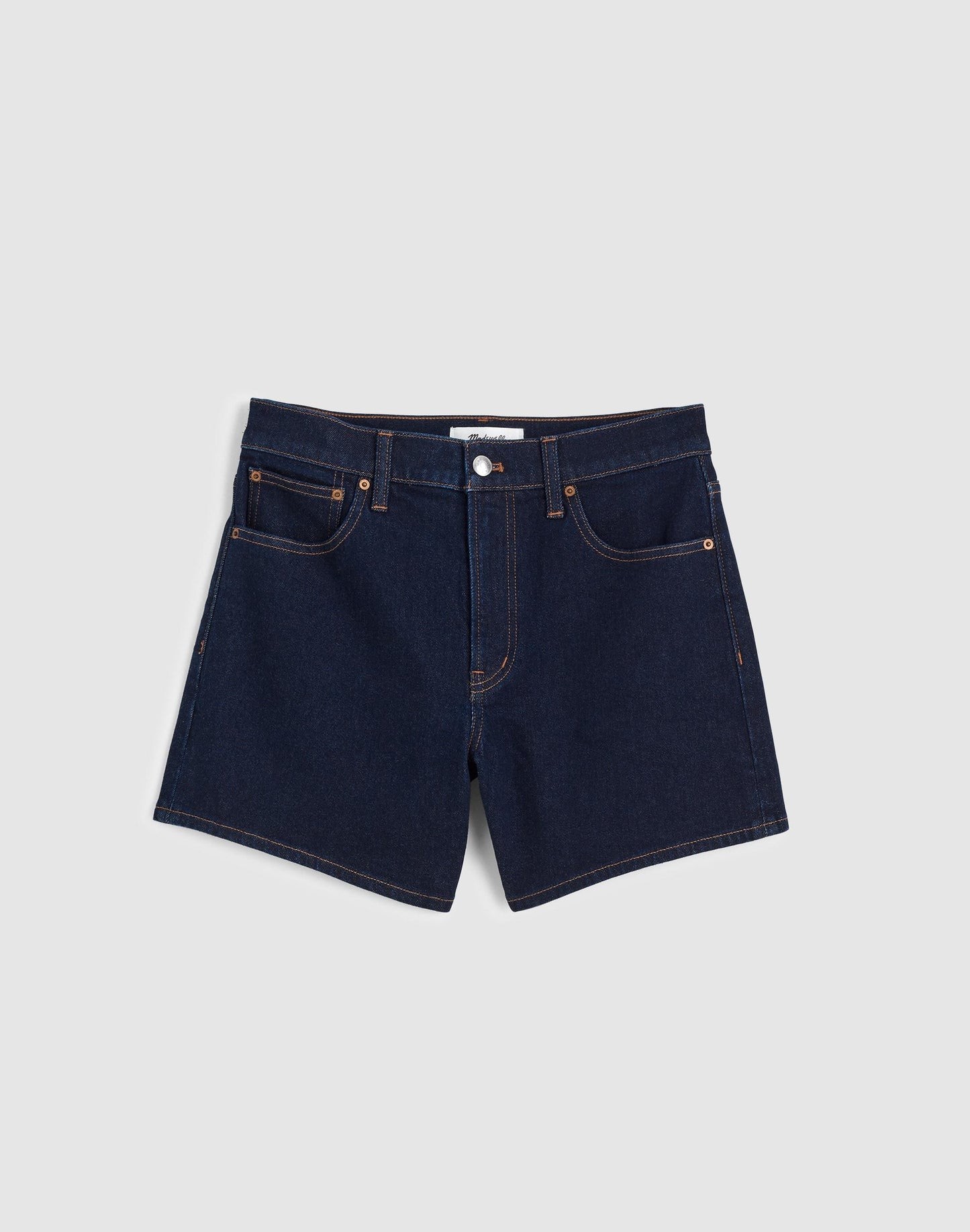 Madewell The Curvy Perfect Vintage Mid-Length Short Rinse Wash