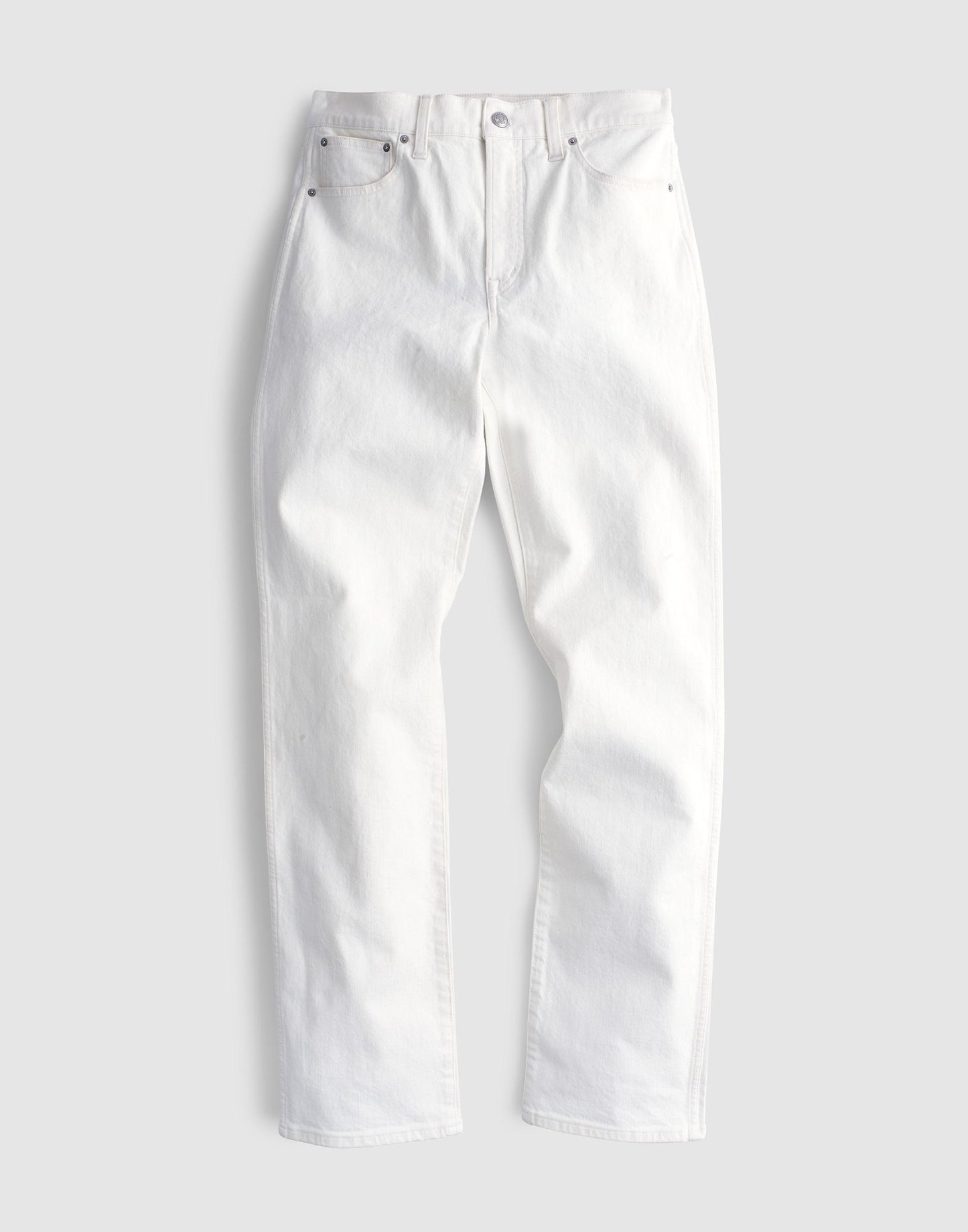 Madewell The Longline Straight Jean Tile White