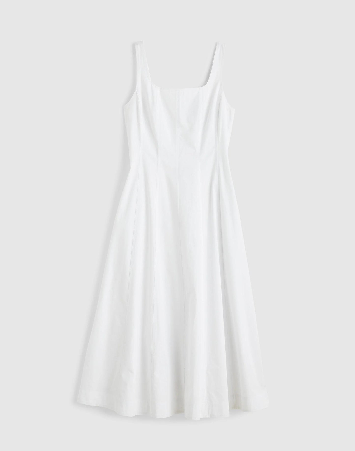 Madewell The Rylee Midi Dress White