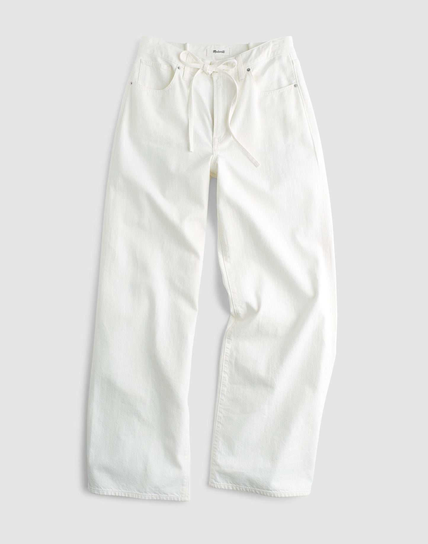 Madewell The Curvy Ultimate Wide-Leg Jean Tile White