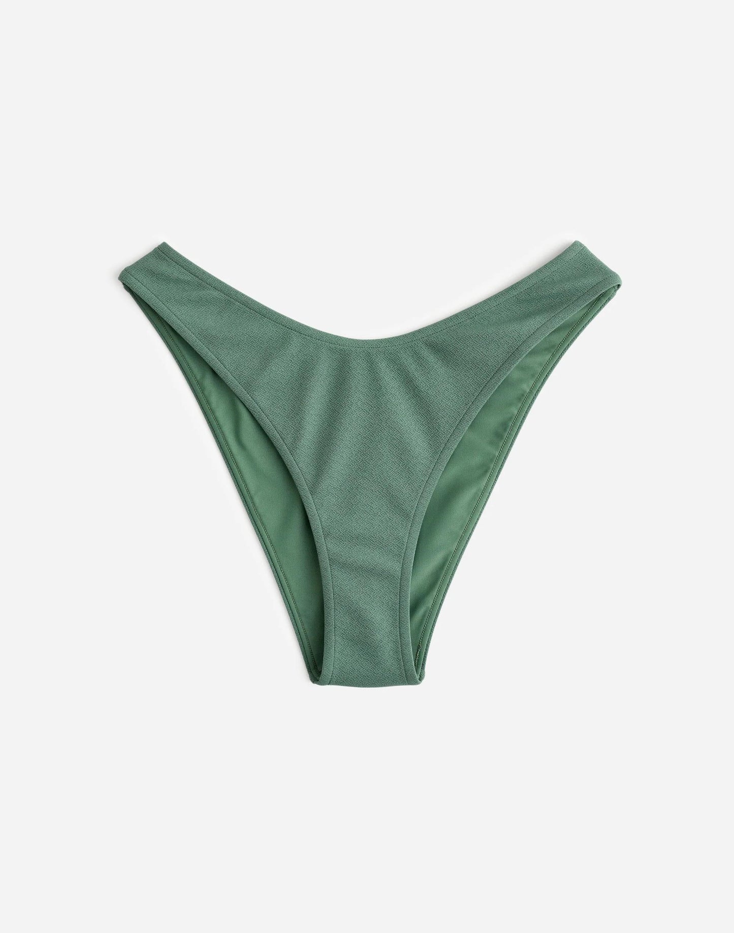 Madewell Zulu & Zephyr Eucalyptus Textured Bikini Bottom Eucalyptus