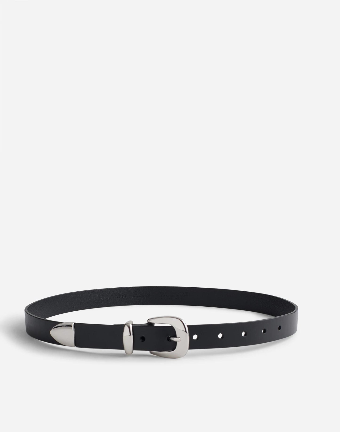 Madewell Skinny Western Belt True Black