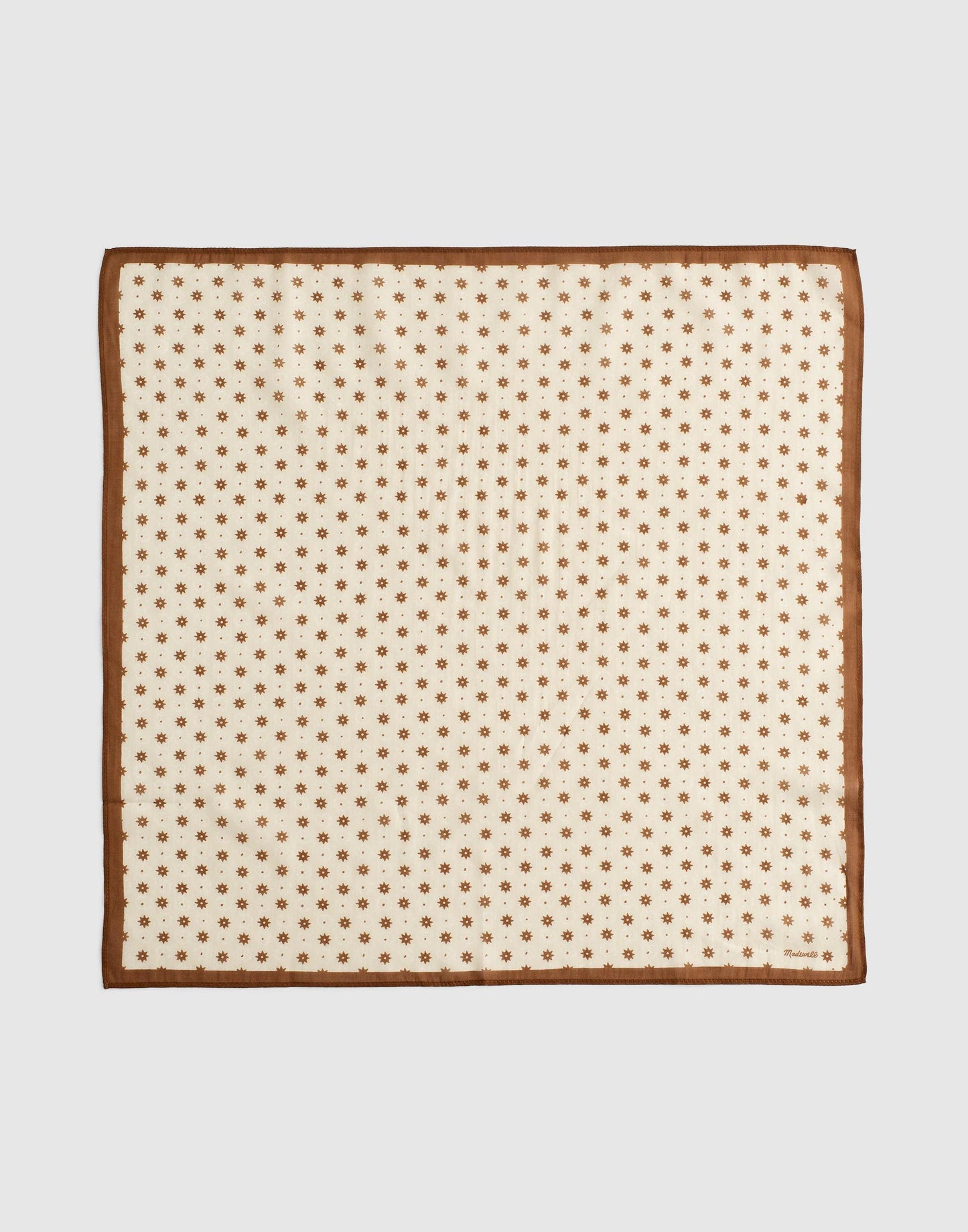 Madewell Organic Cotton Bandana Star Floral Vanilla