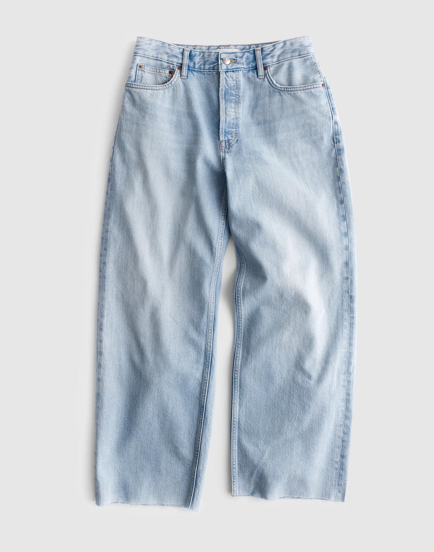 Madewell Short Low-Slung Baggy Crop Jean Foster Wash