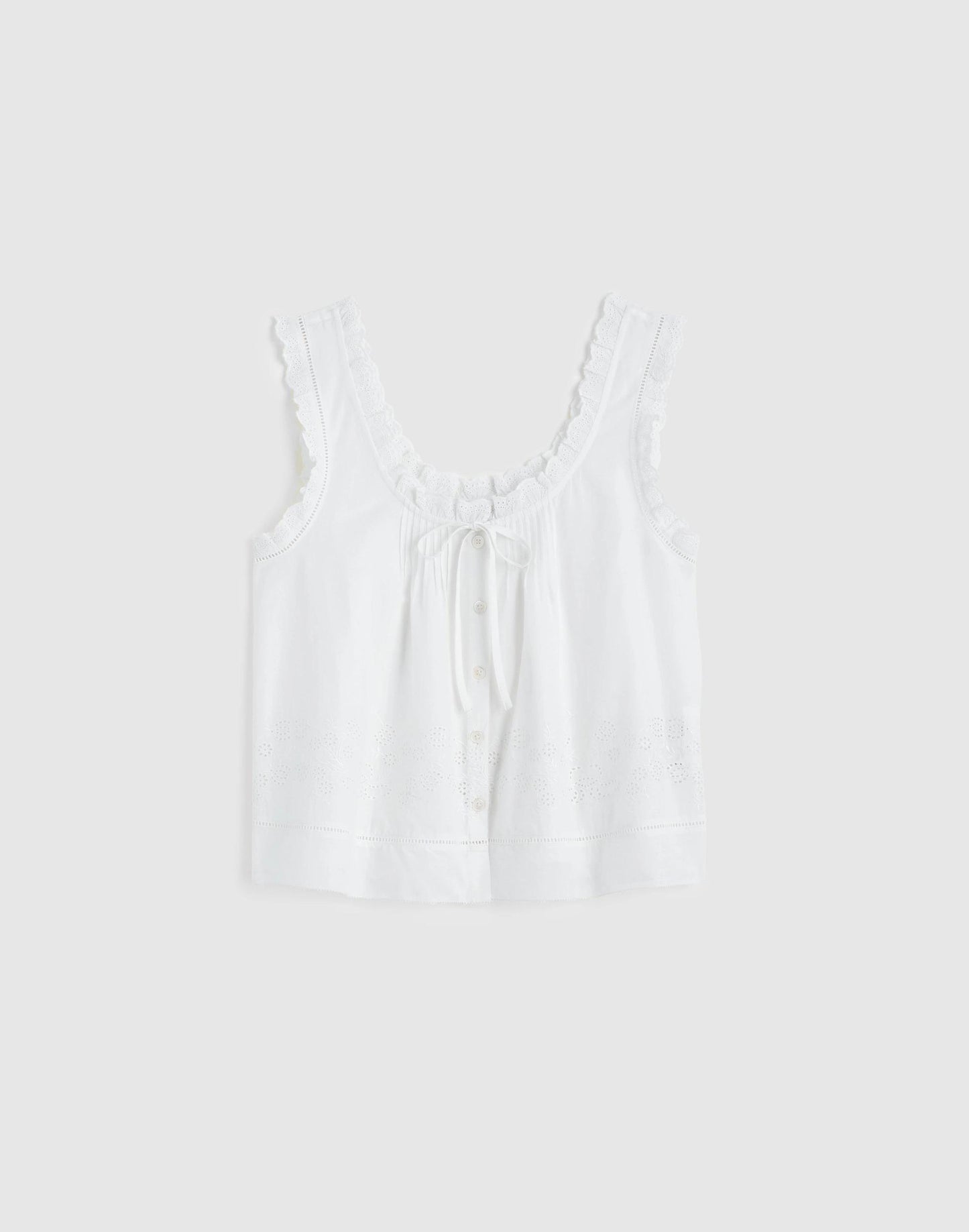 Madewell The Leah Top White