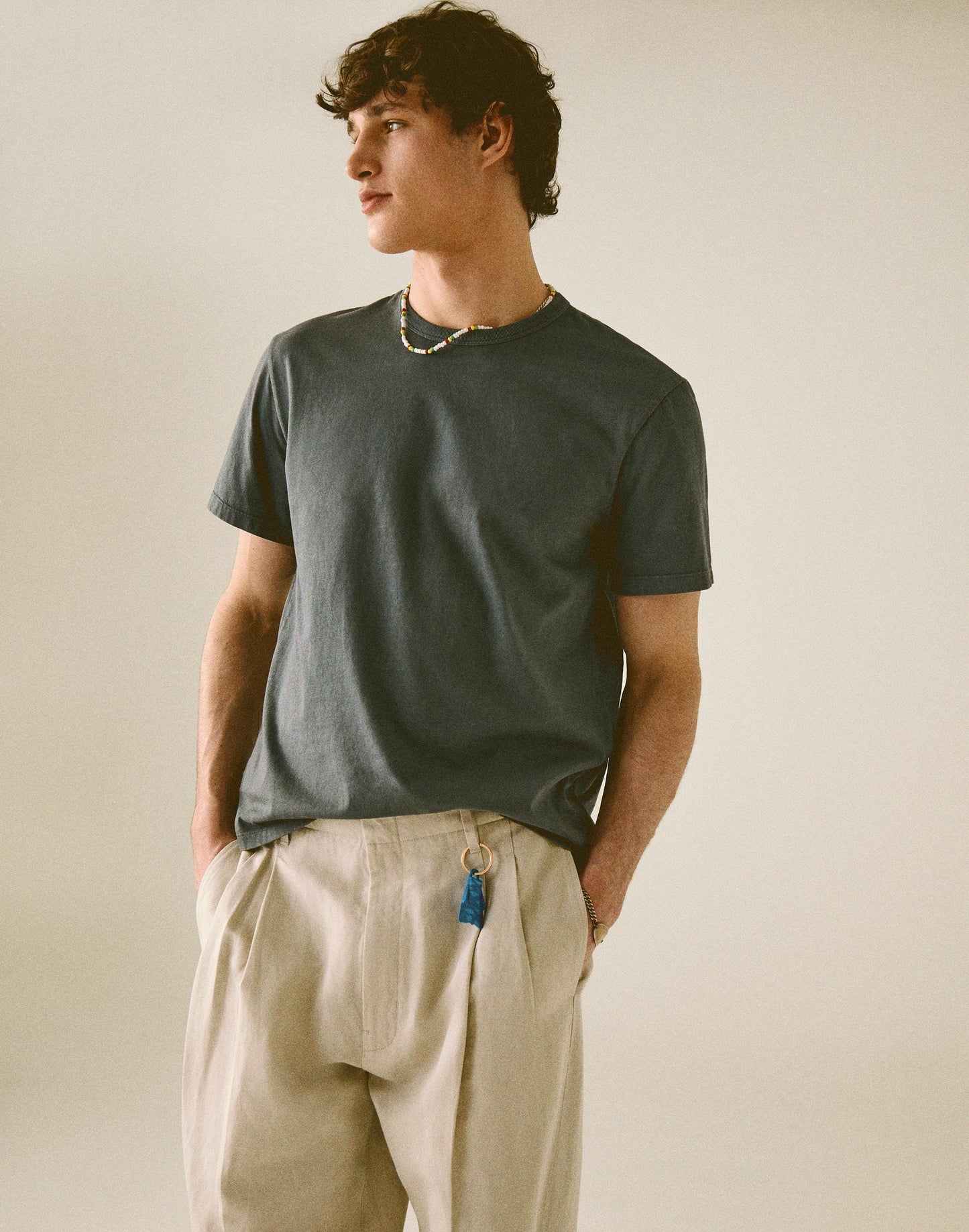 Madewell Garment-Dyed Allday Crewneck Tee Stormy Spruce