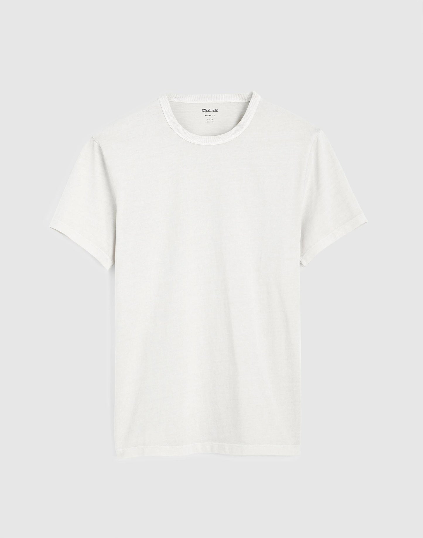Madewell Garment-Dyed Allday Crewneck Tee Form Grey