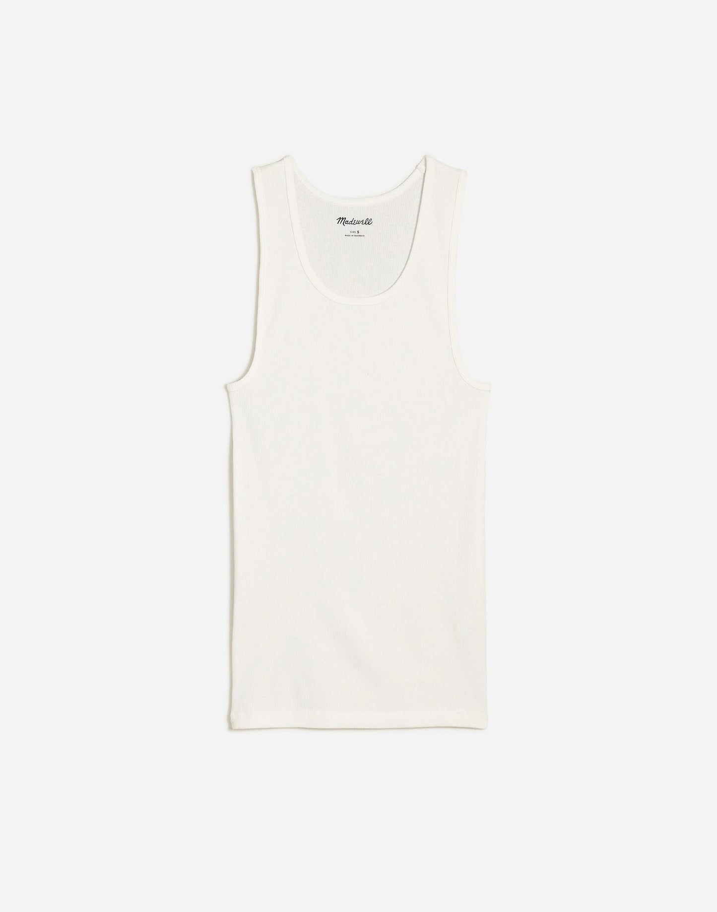 Madewell Ribbed Tank Soft White