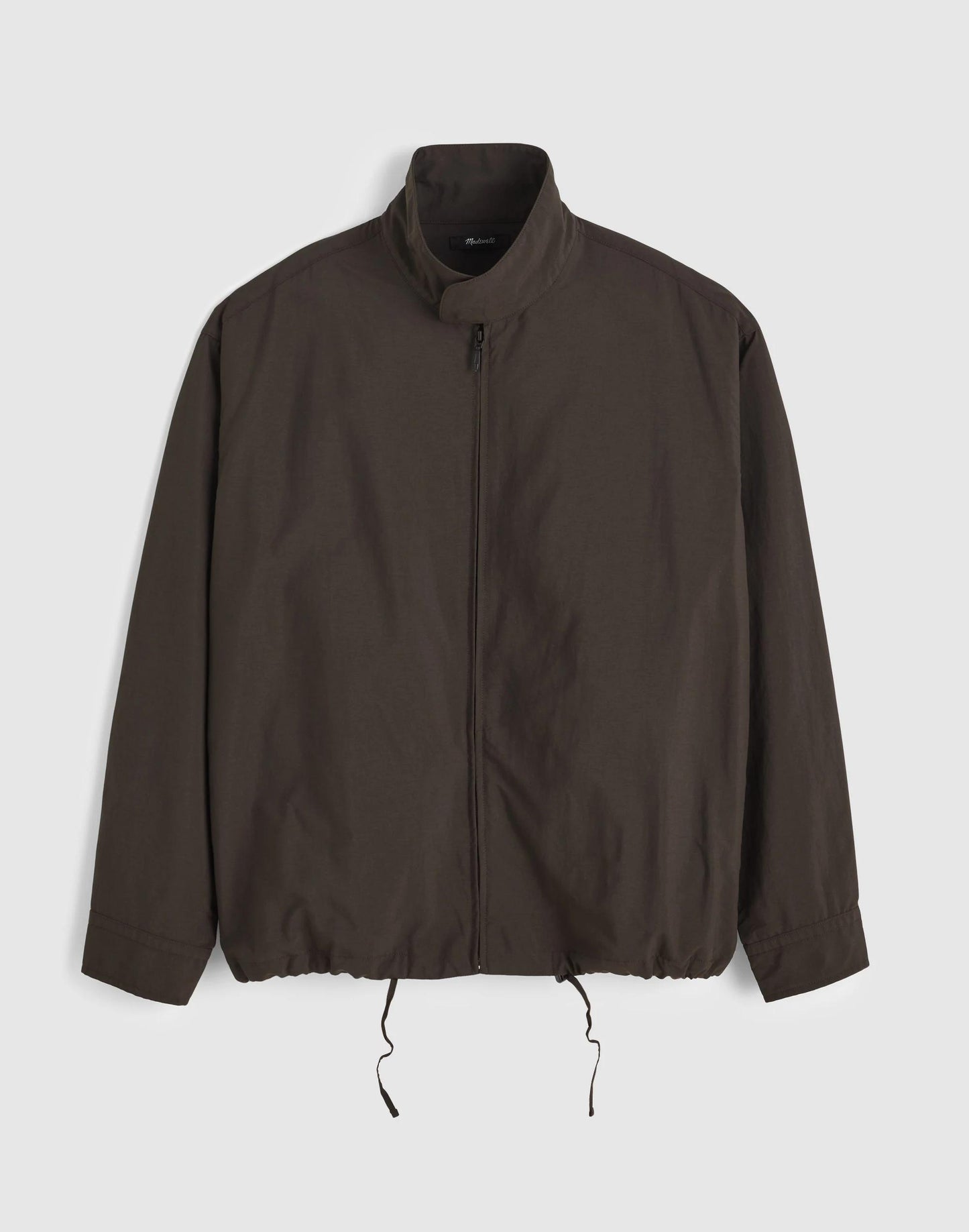Madewell Harrington Jacket in Nylon Dark Brown