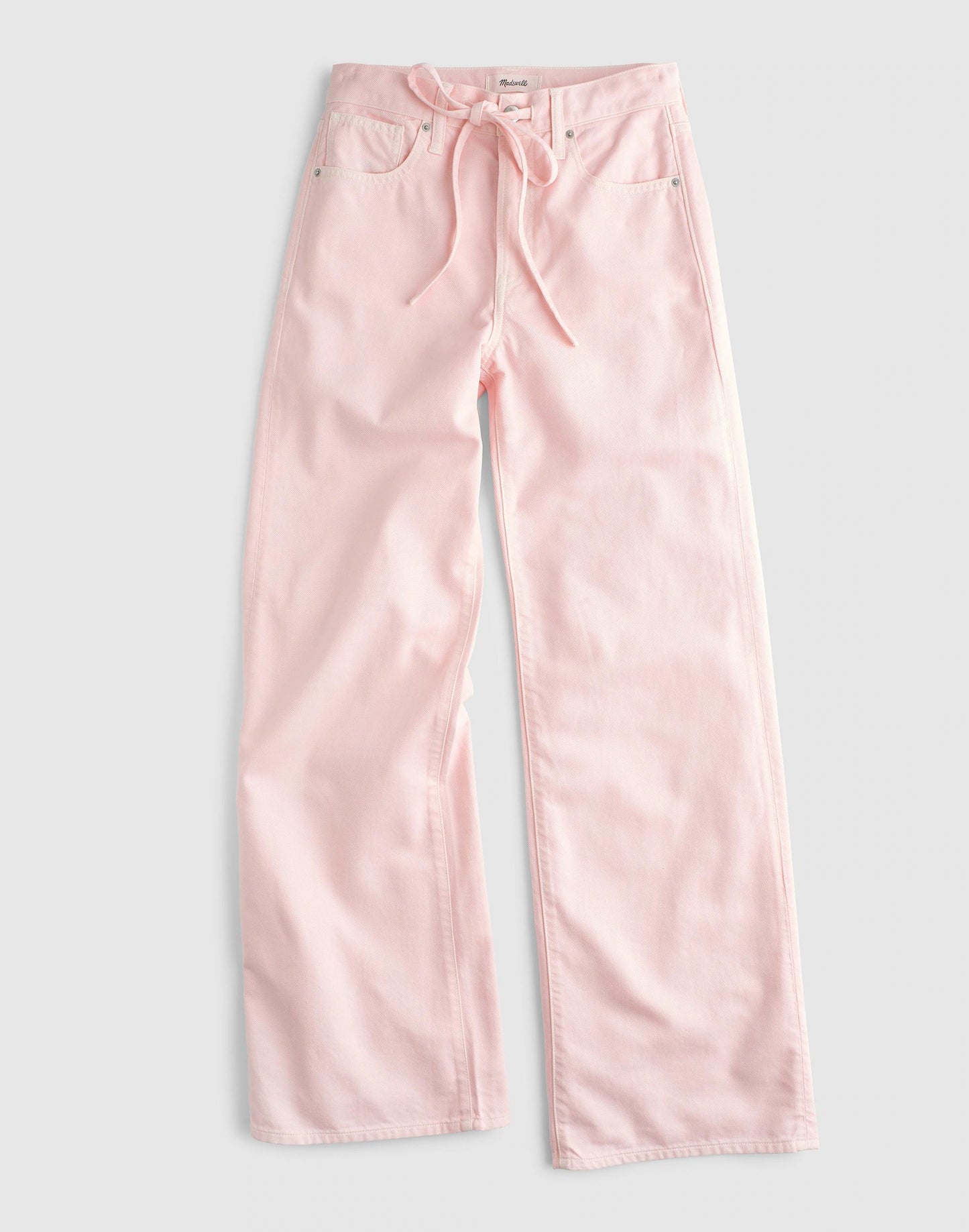 Madewell Madewell x Shopbop Ultimate Wide-Leg Jean in Airy Denim Pale Pink