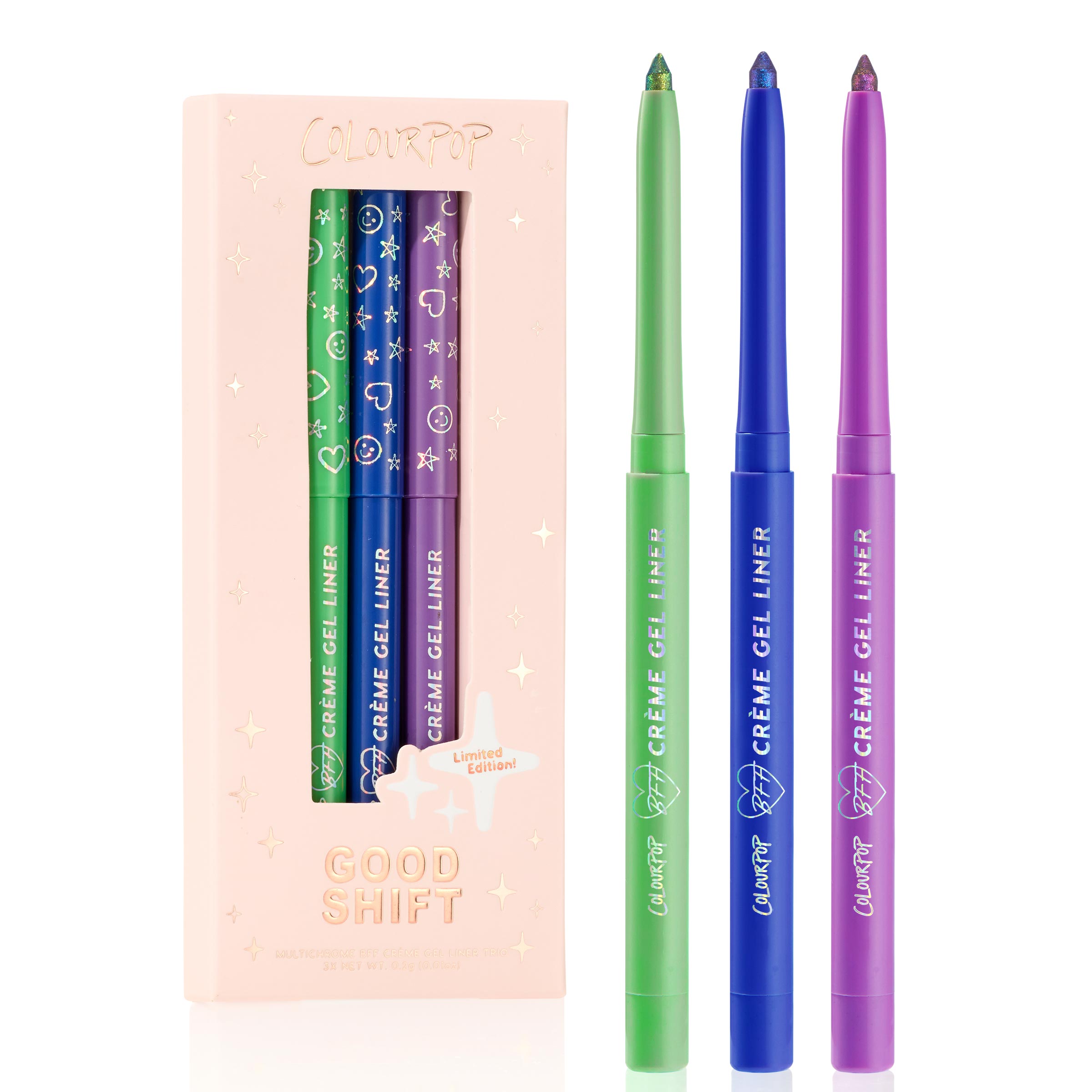 ColourPop BFF Chrome Crème Gel Liner Trios - Promo Price