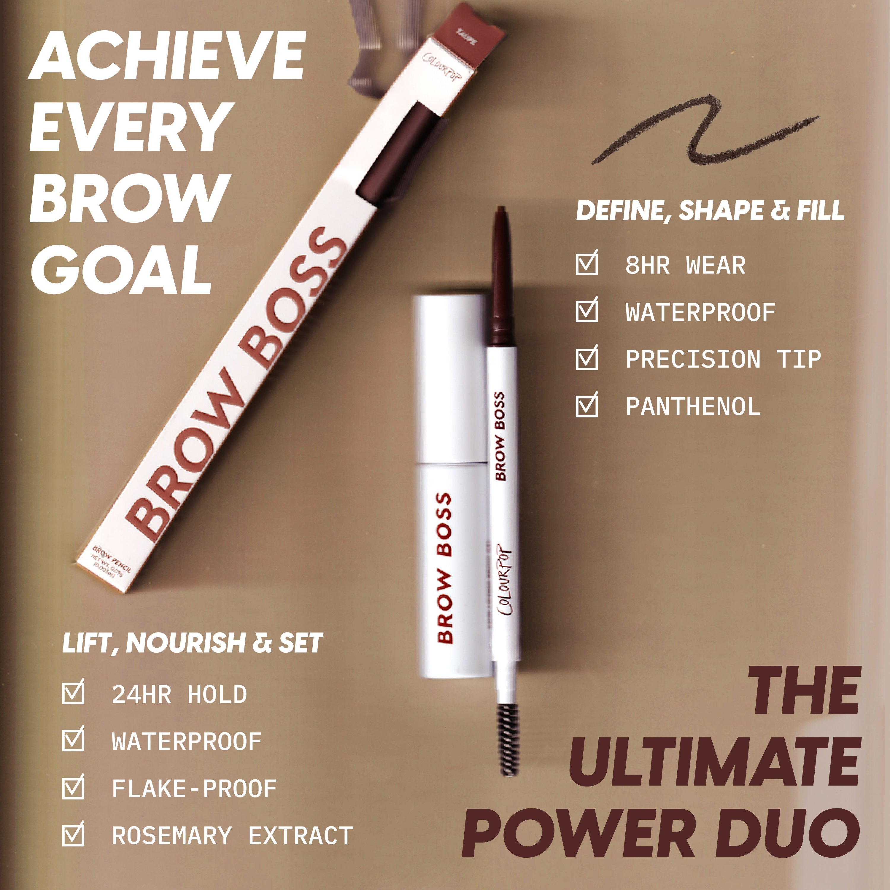 ColourPop Brow Boss Pencil - Promo Price