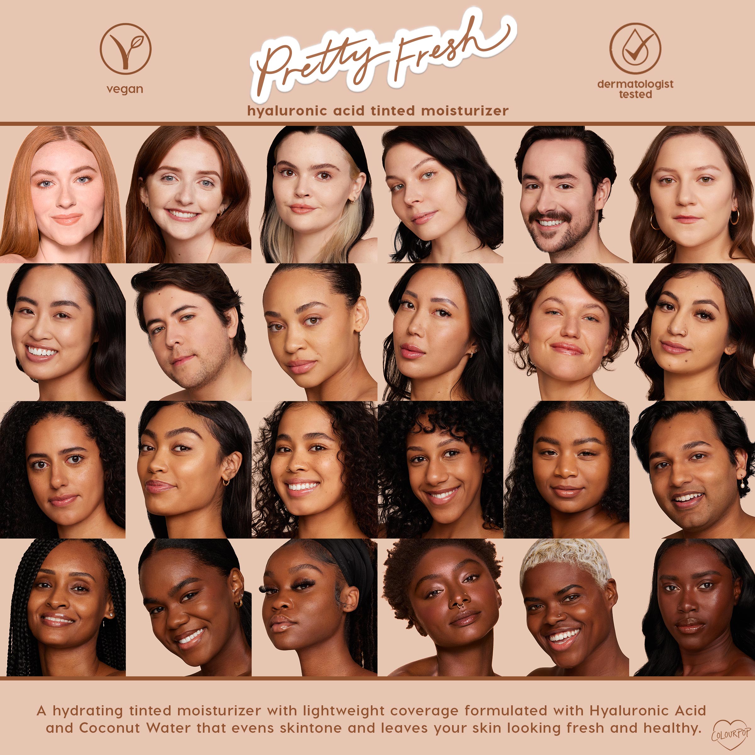 ColourPop Pretty Fresh Hyaluronic Acid Tinted Moisturizer - On Sale