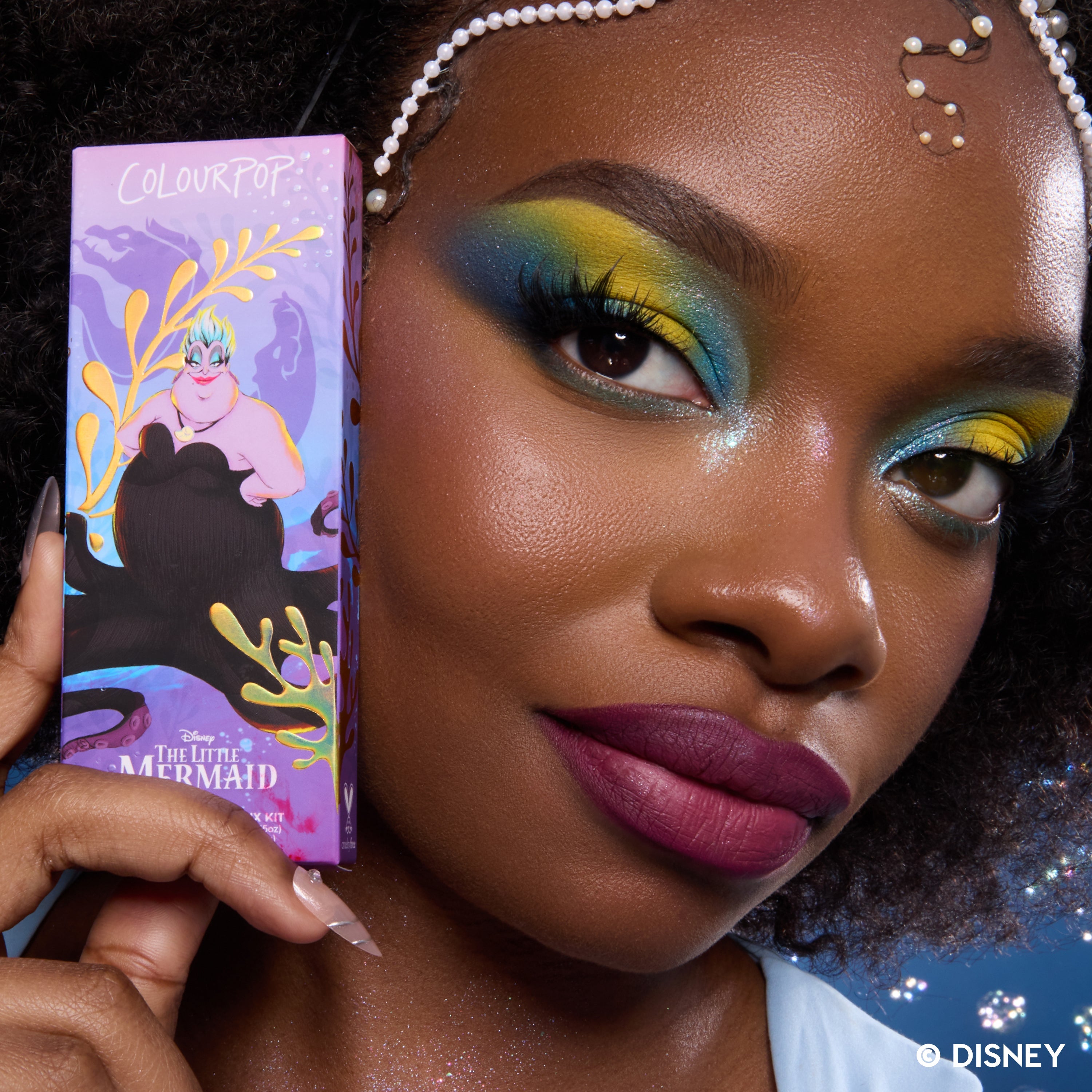 ColourPop The Little Mermaid Lip Liner & Lipstick Set - For Sale