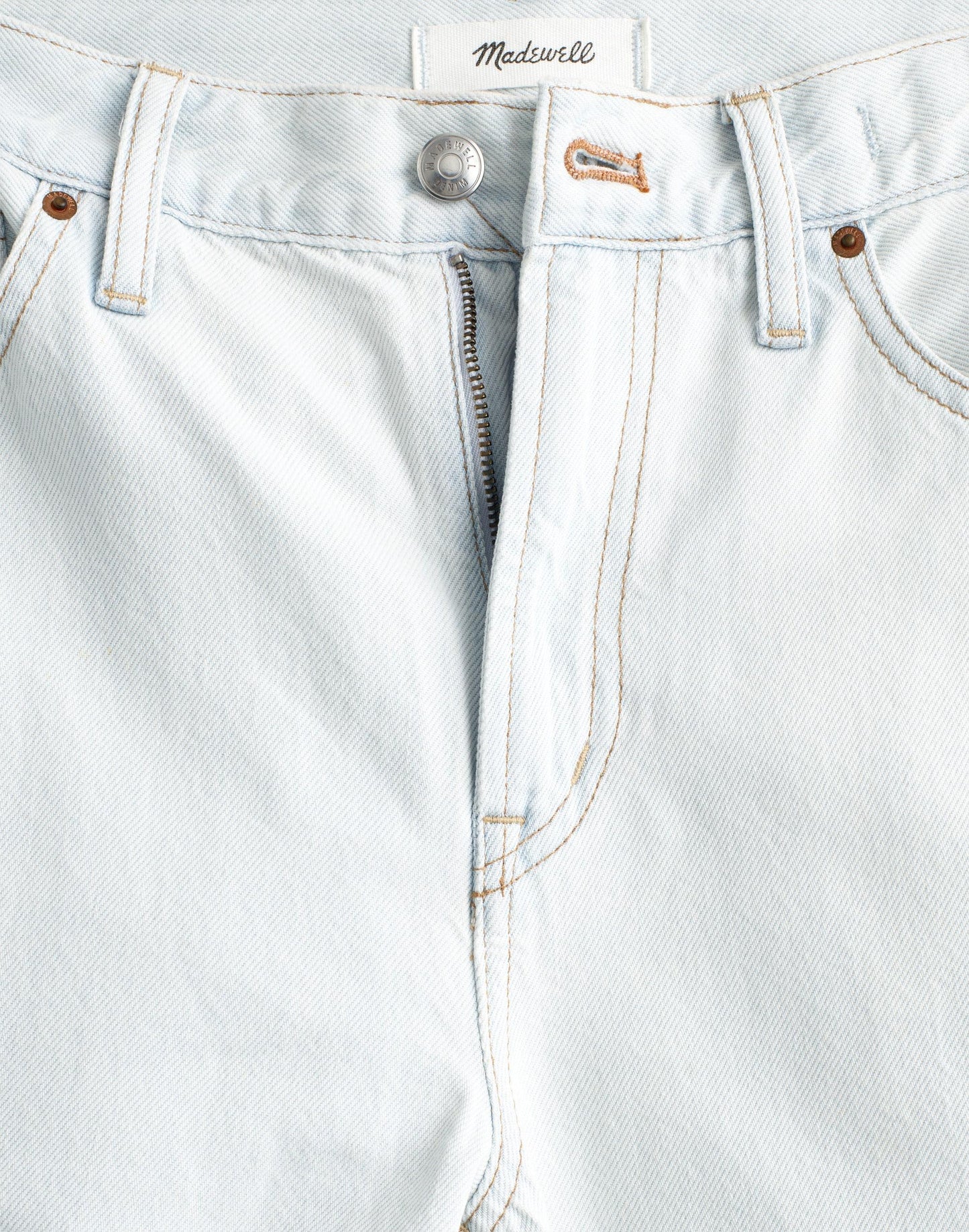 Madewell The Perfect Vintage Wide-Leg Crop Jean in Airy Denim Extracted Sky Wash