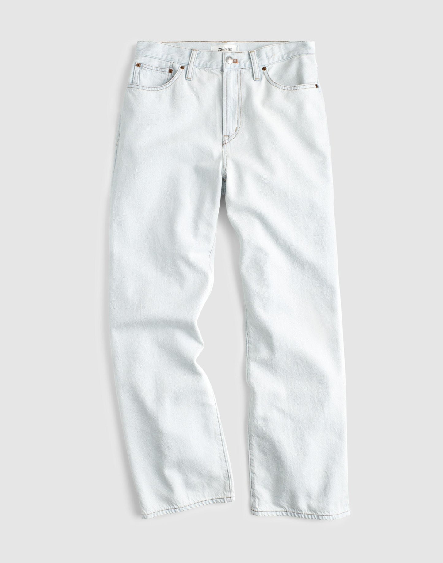 Madewell The Perfect Vintage Wide-Leg Crop Jean in Airy Denim Extracted Sky Wash