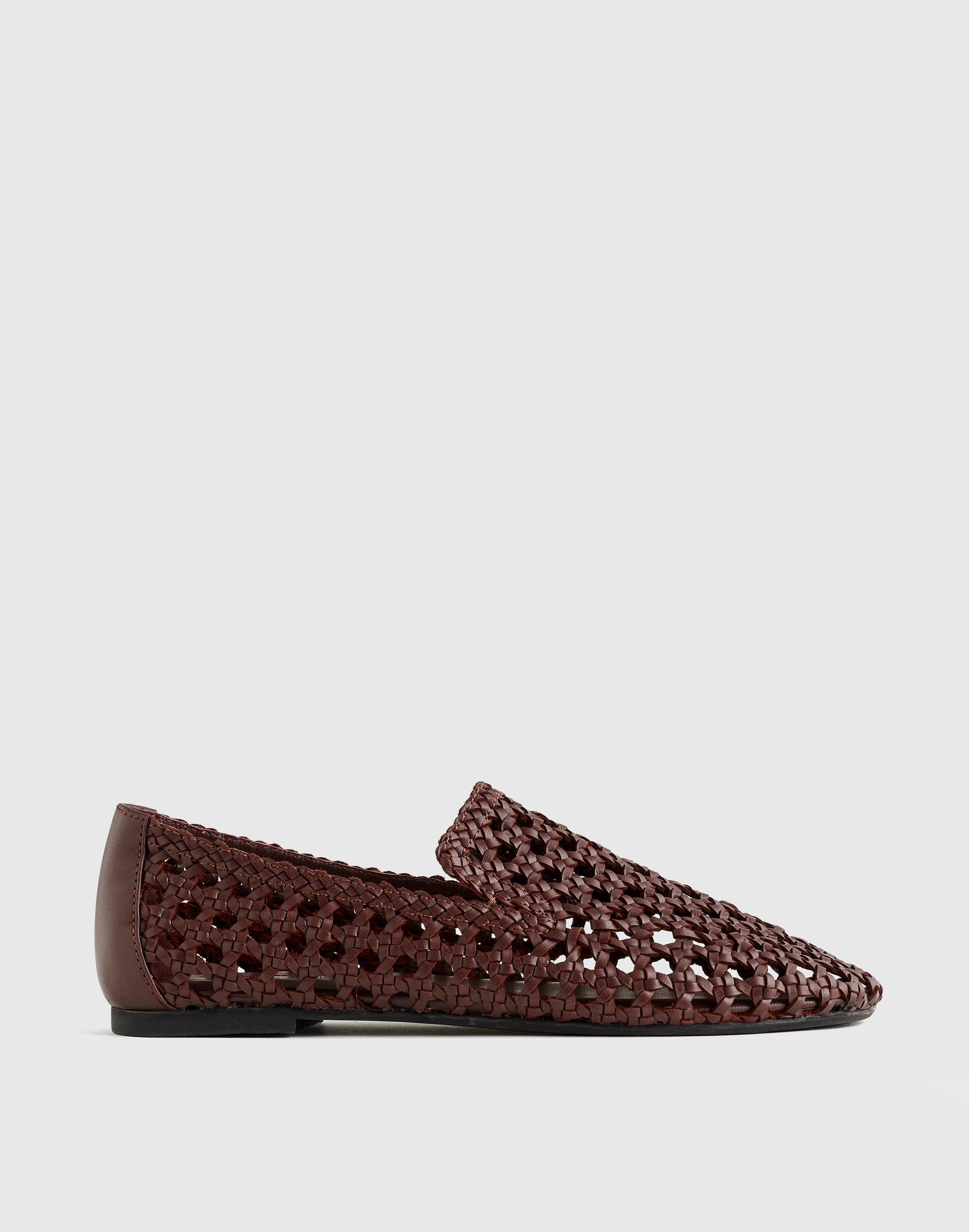 Madewell The Dolli Glove Loafer Cherry Wood