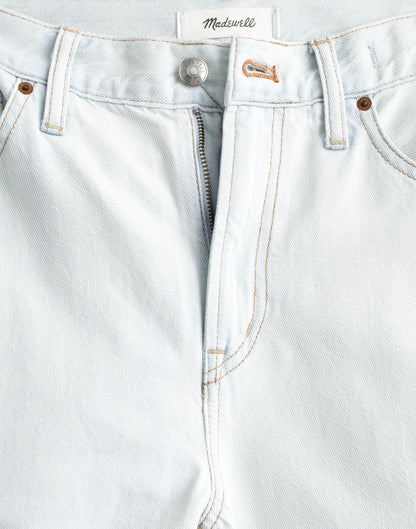 Madewell The Short Perfect Vintage Wide-Leg Crop Jean in Airy Denim Extracted Sky Wash