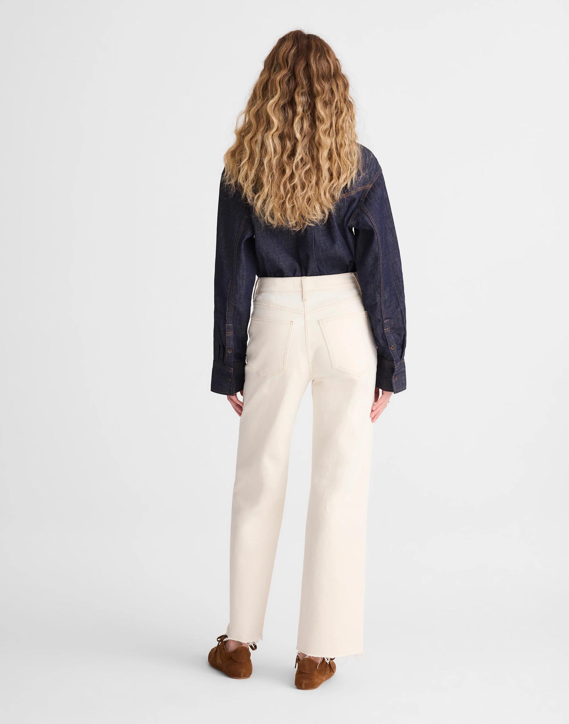 Madewell The Tall Perfect Vintage Wide-Leg Crop Jean Vintage Canvas