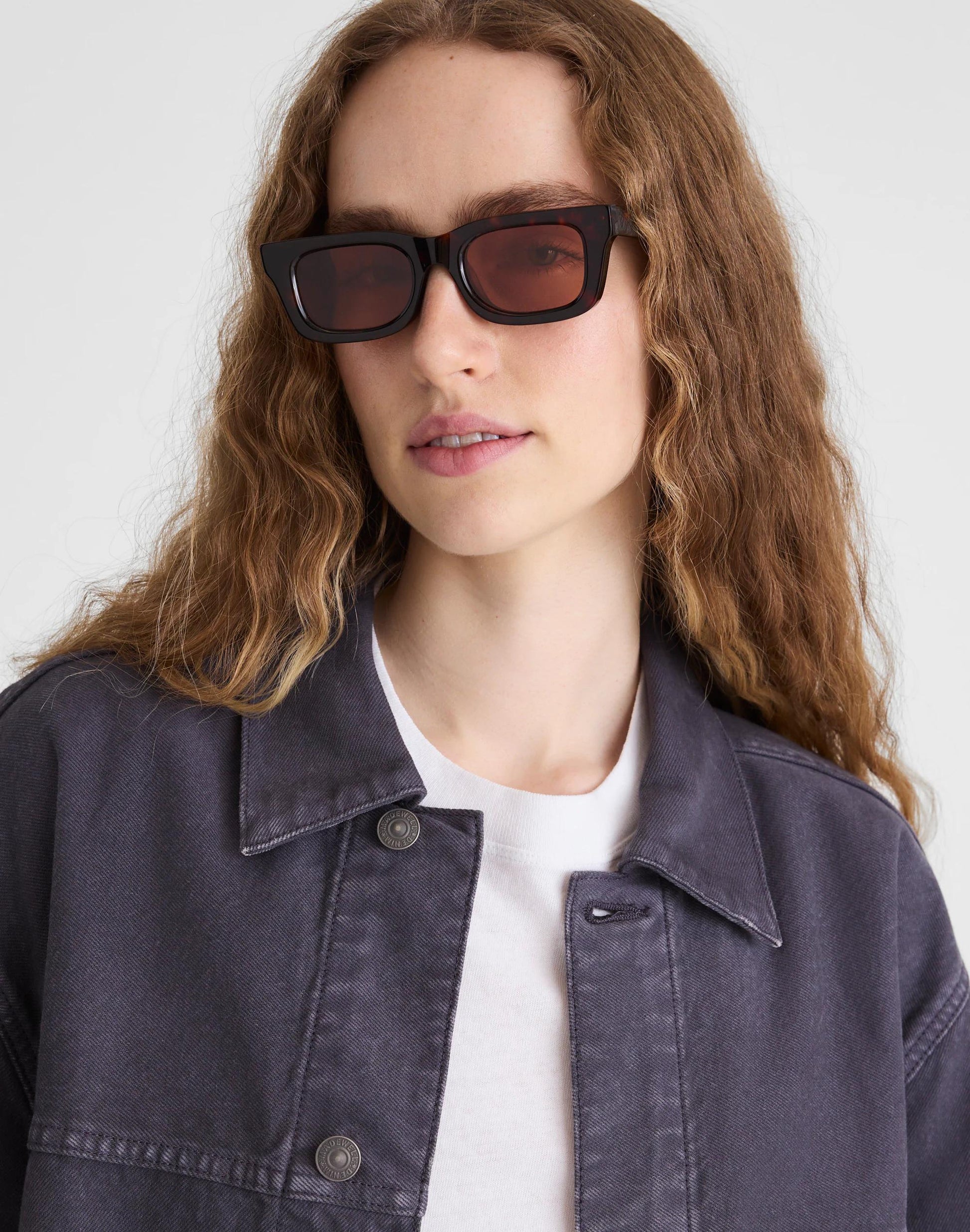 Madewell The Bowery Sunglasses Black Tort Multi