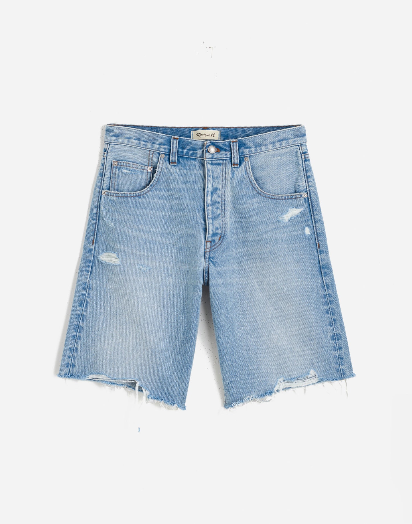 Madewell The Essex Long Baggy Short Londe Wash