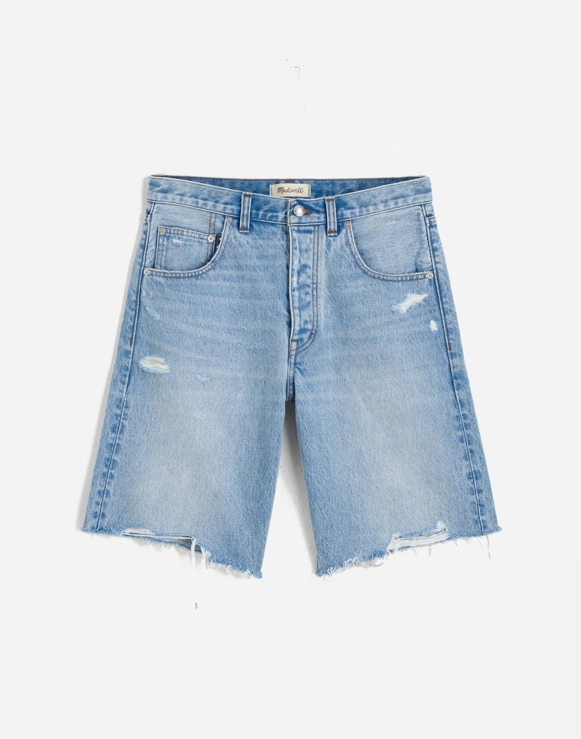 Madewell The Essex Long Baggy Short Londe Wash
