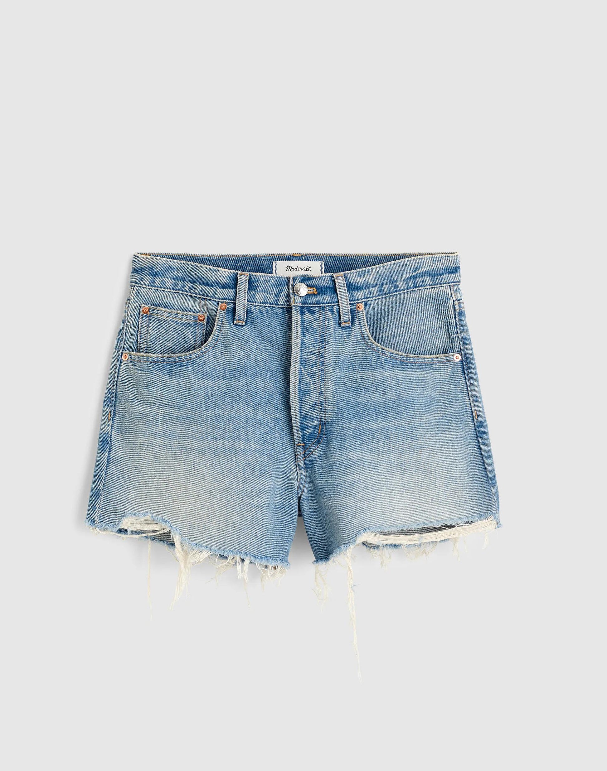Madewell The Essex Baggy Short Faded Horizon Wash
