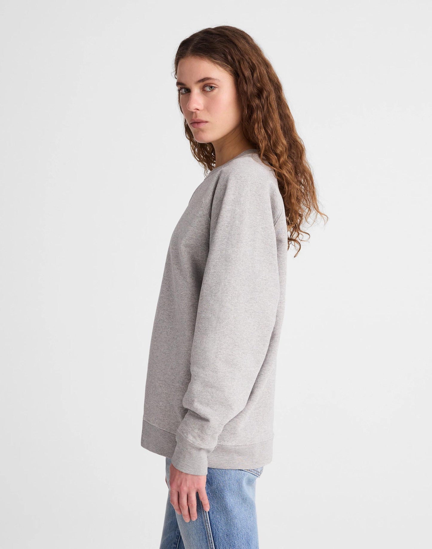 Madewell Madewell x Benjamin Talley Smith The Belleview Oversized Sweatshirt Hthr Grey