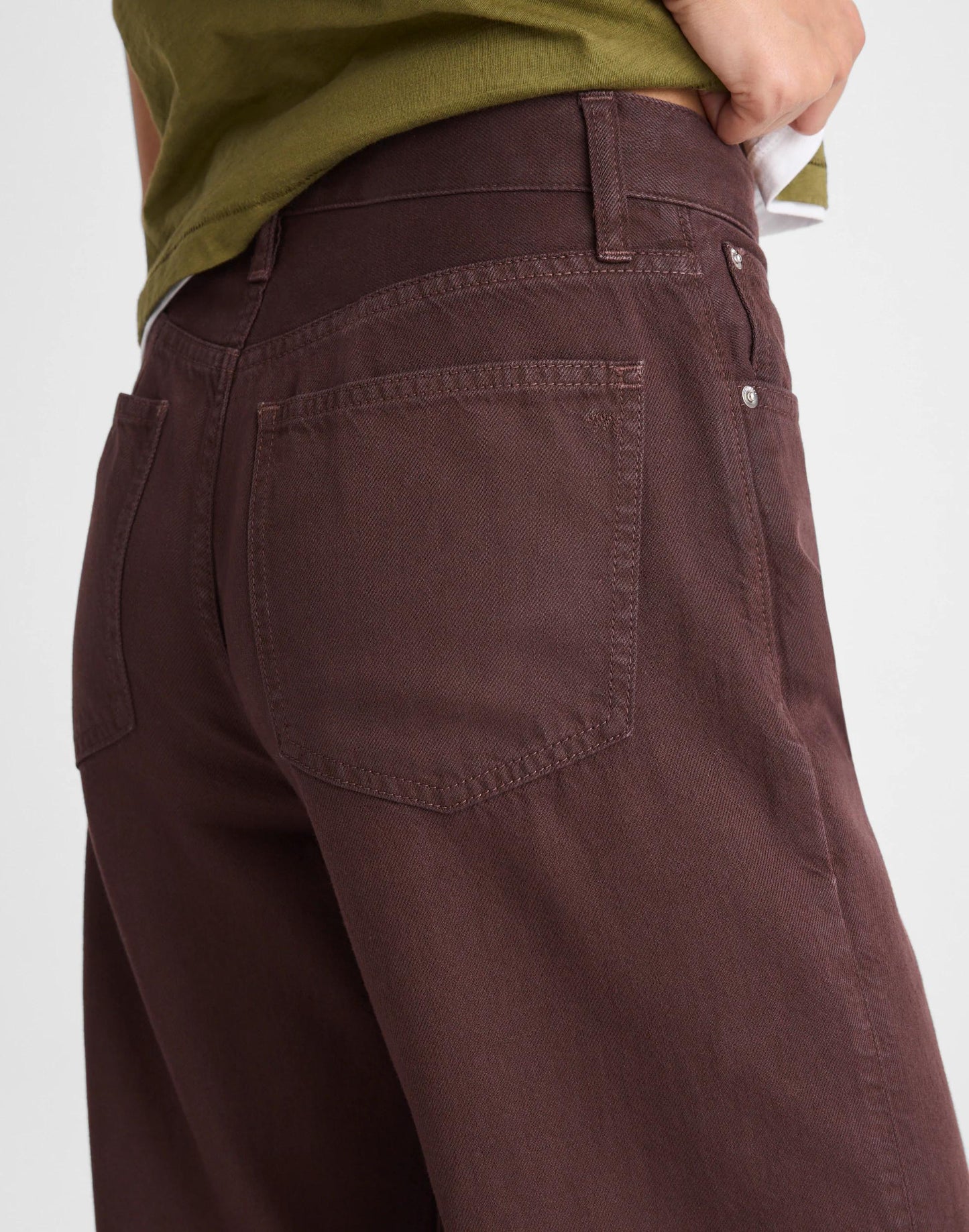 Madewell The Ultimate Wide-Leg Jean in Airy Denim Burnt Cocoa