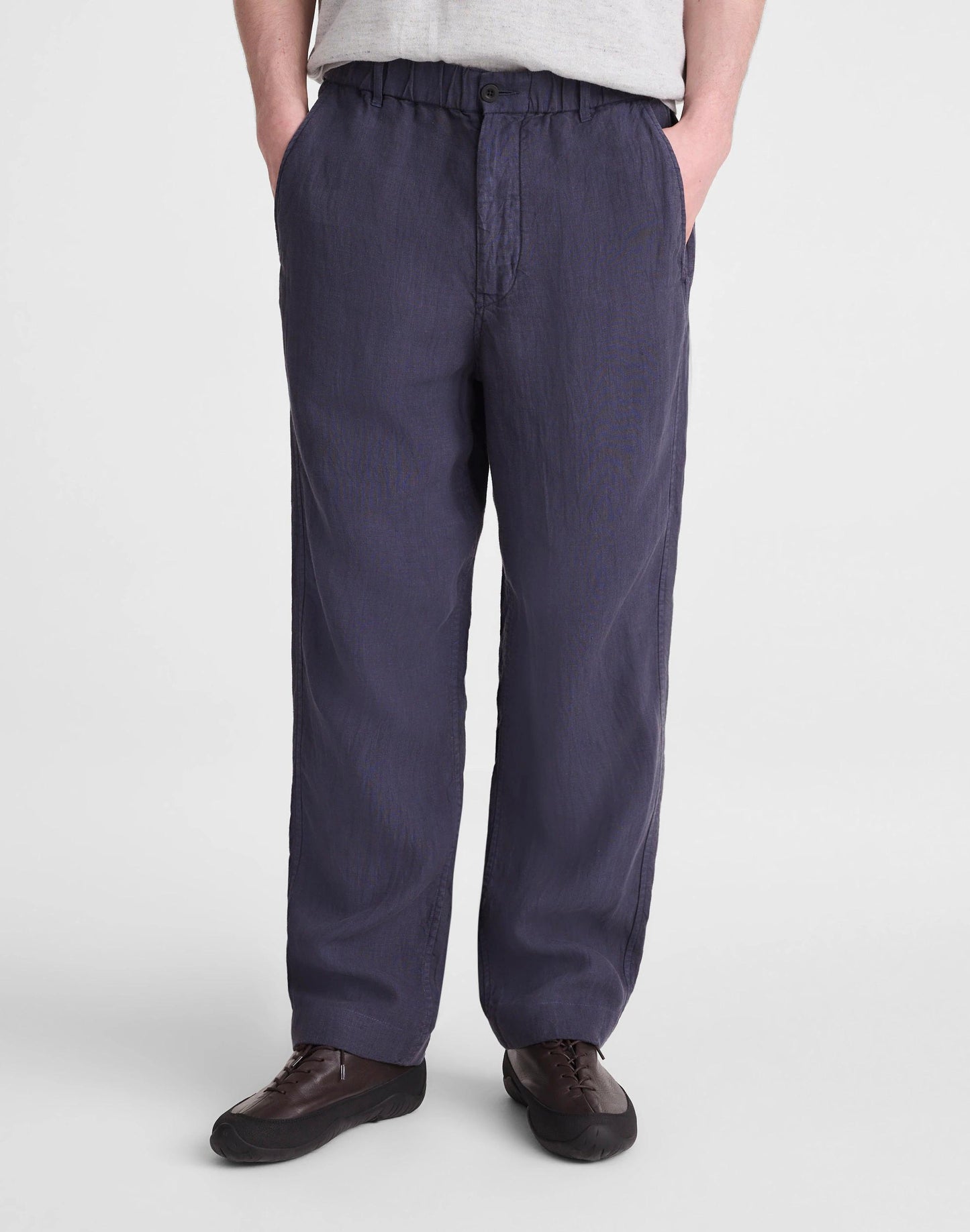 Madewell Pull-On Pant in Linen Ink