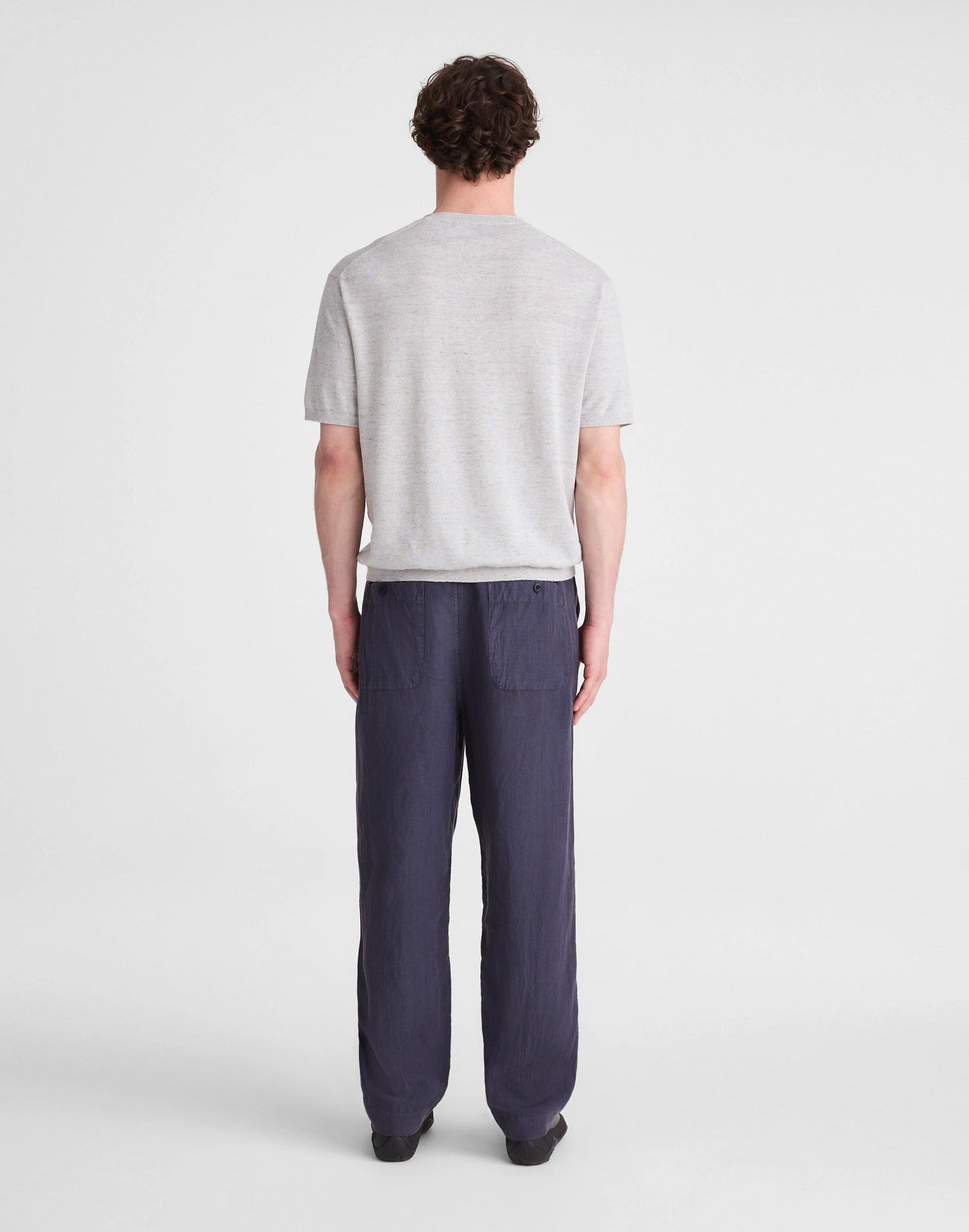 Madewell Pull-On Pant in Linen Ink