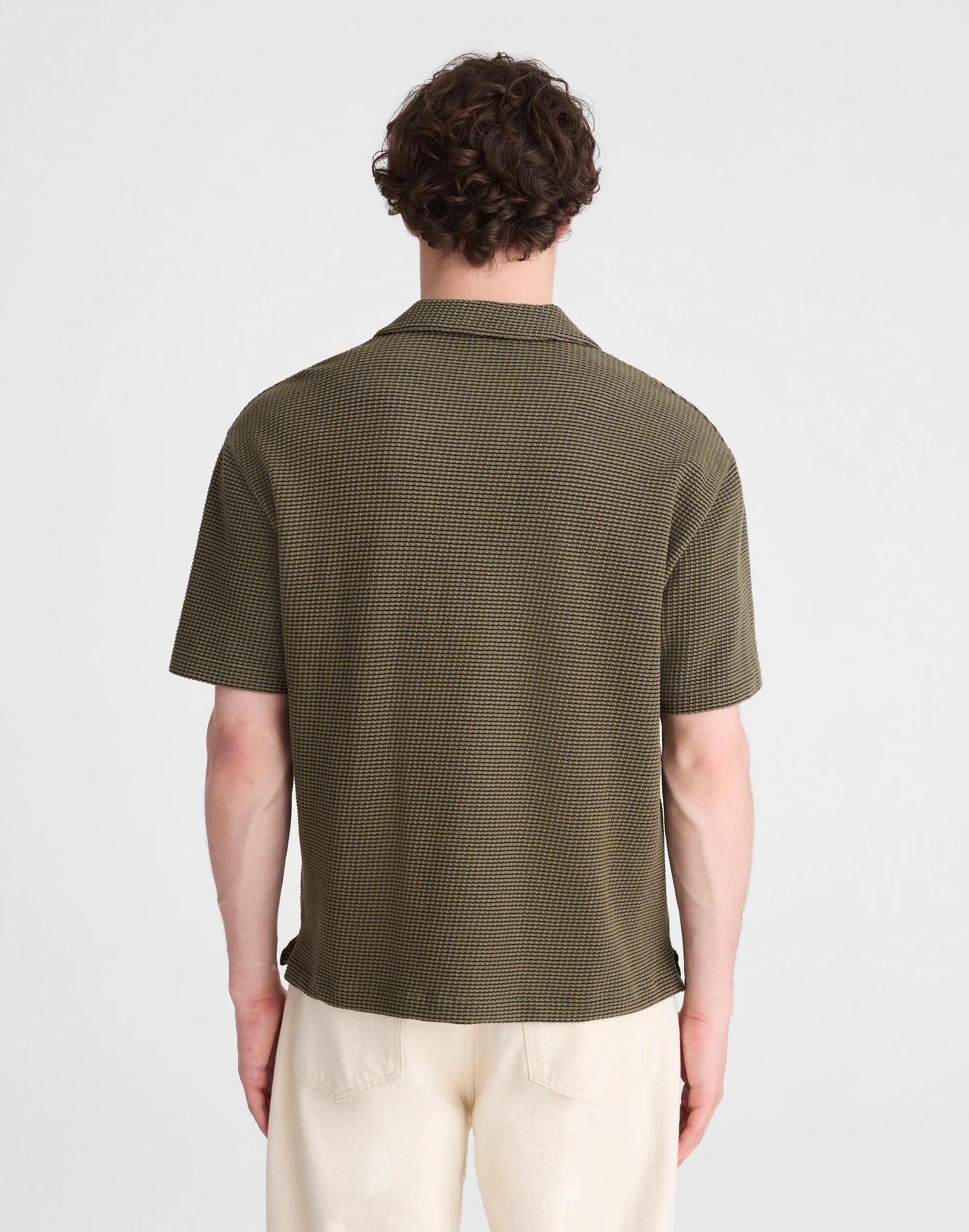 Madewell Skipper Polo in Jacquard Capers Overdye Stripe
