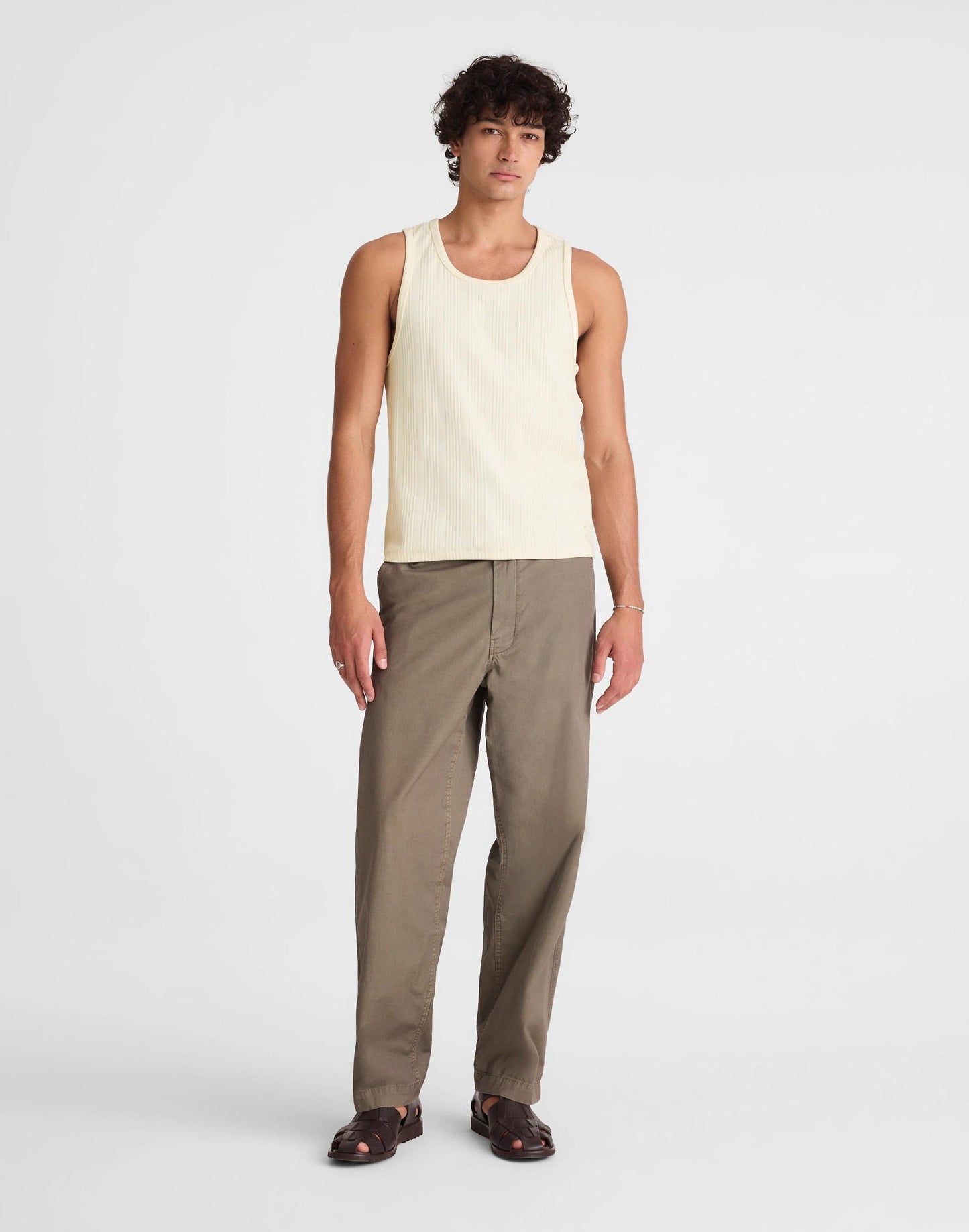 Madewell Textured Tank Bright Ivory