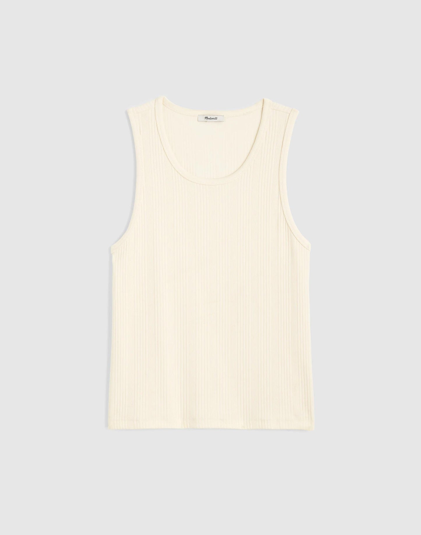 Madewell Textured Tank Bright Ivory