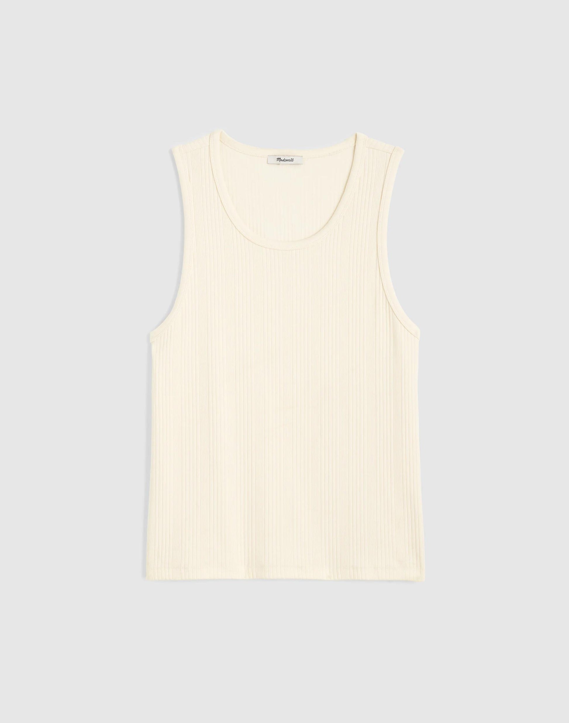 Madewell Textured Tank Bright Ivory