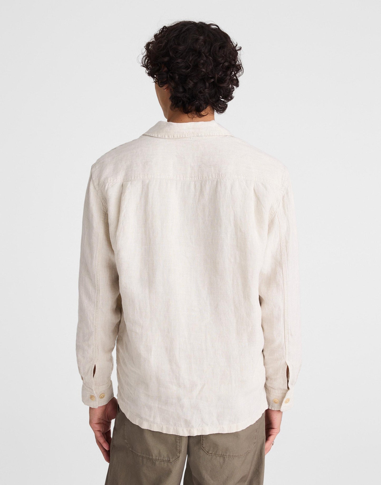 Madewell The Station Shirt in Linen Bleached