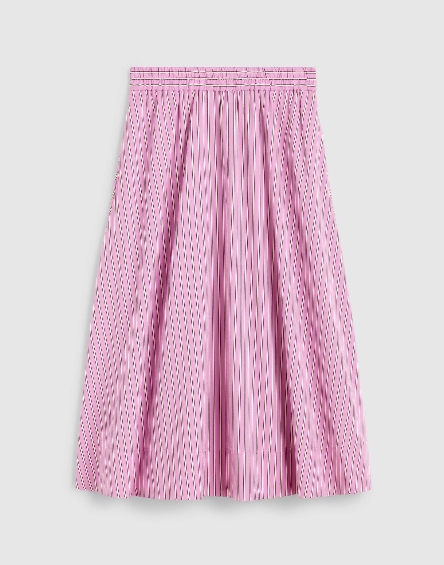 Madewell Midi Circle Skirt in Poplin Warm Wisteria
