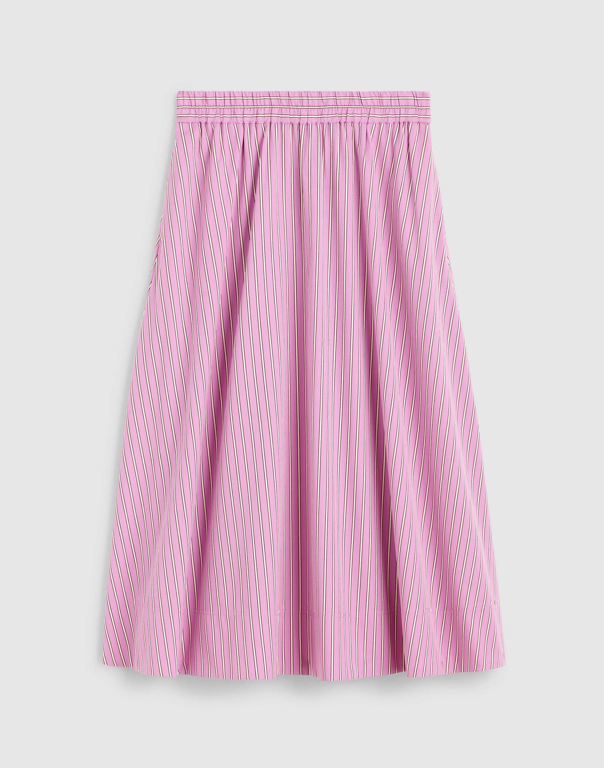 Madewell Midi Circle Skirt in Poplin Warm Wisteria