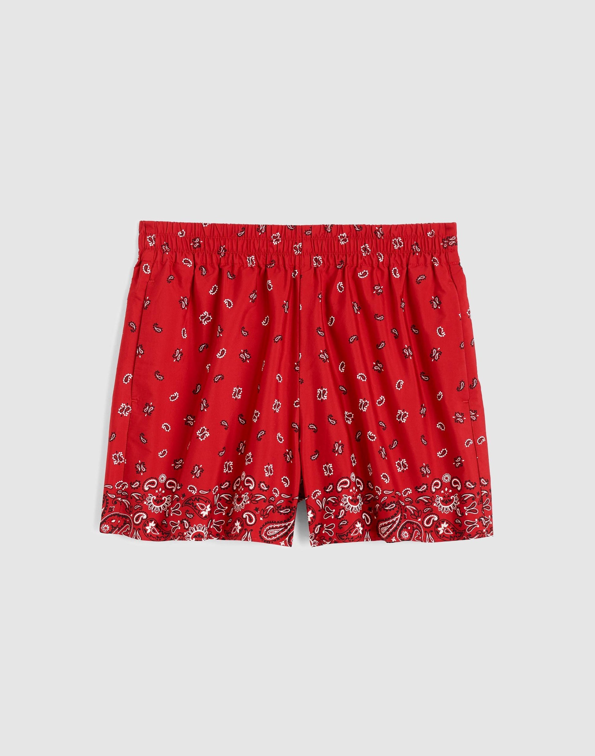 Madewell Pull-On Shorts Chili Pepper