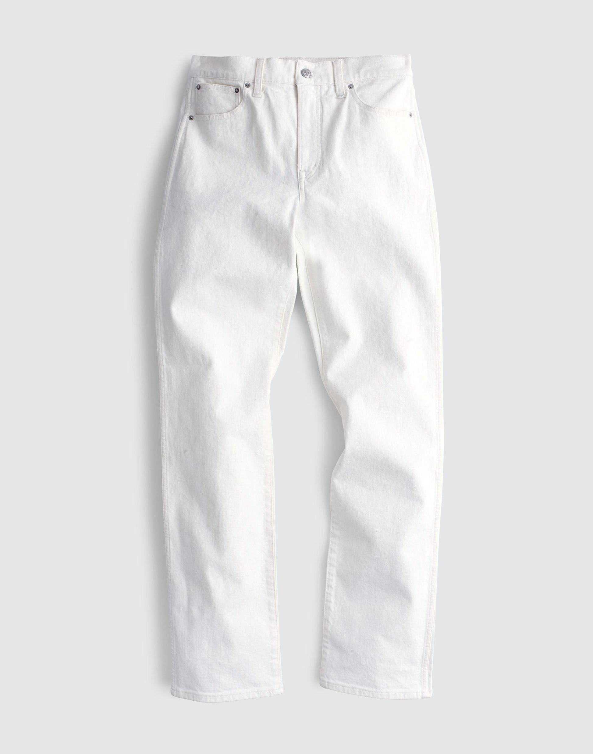 Madewell The Longline Straight Jean Tile White