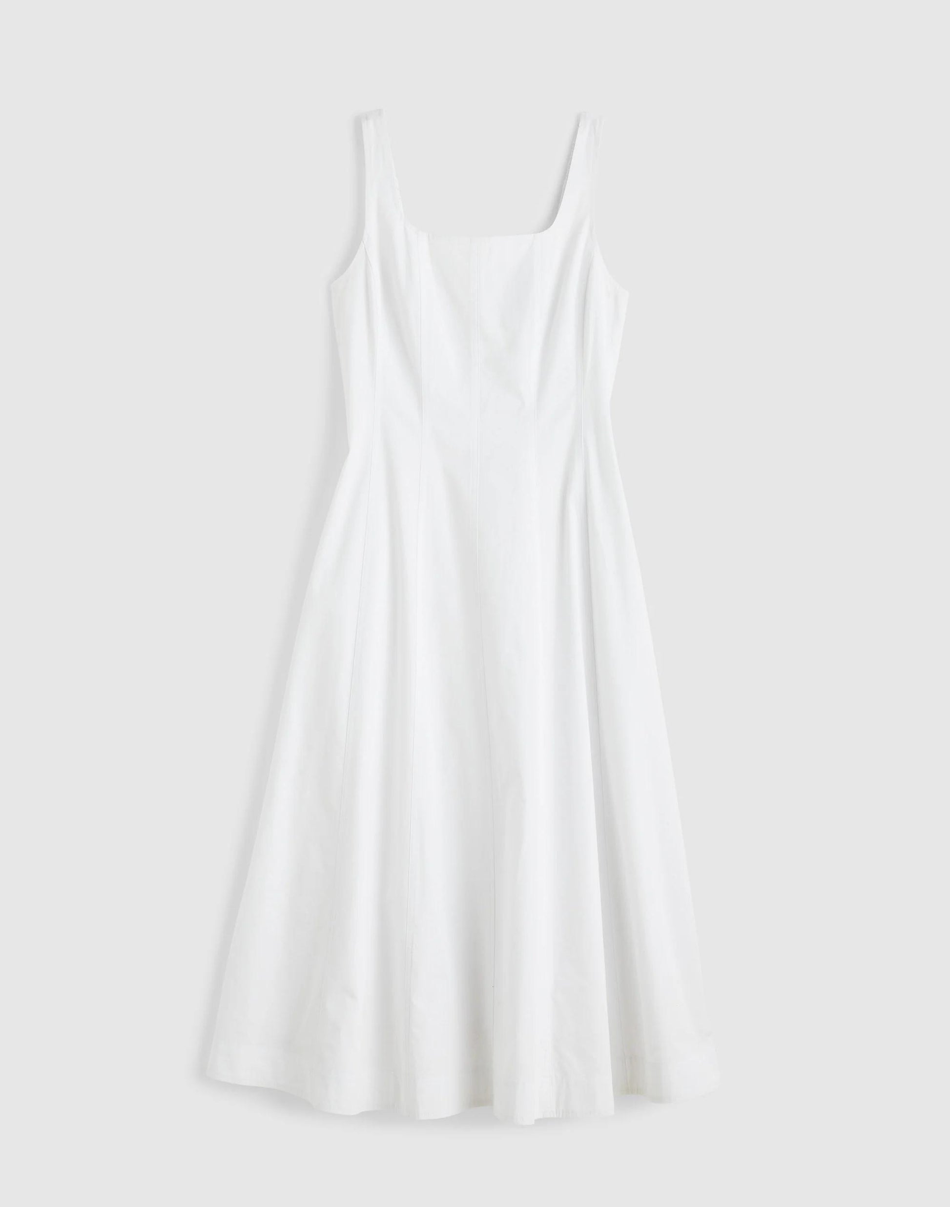 Madewell The Rylee Midi Dress White