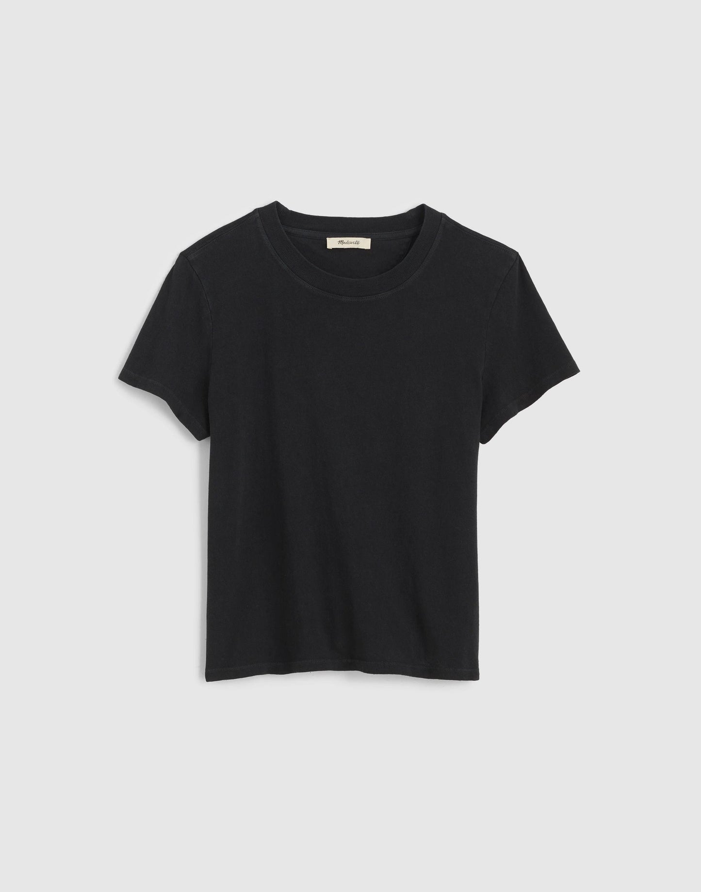 Madewell The Relaxed Tee in Vintage Jersey Black Charcoal