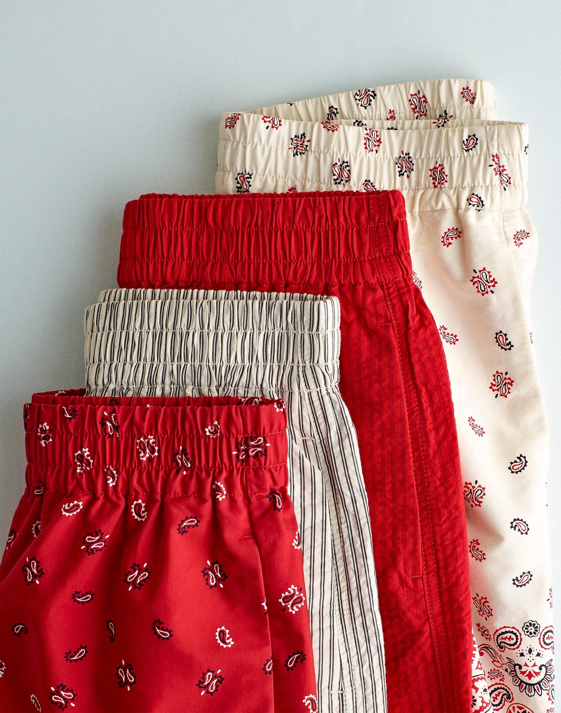 Madewell Pull-On Shorts Red Currant