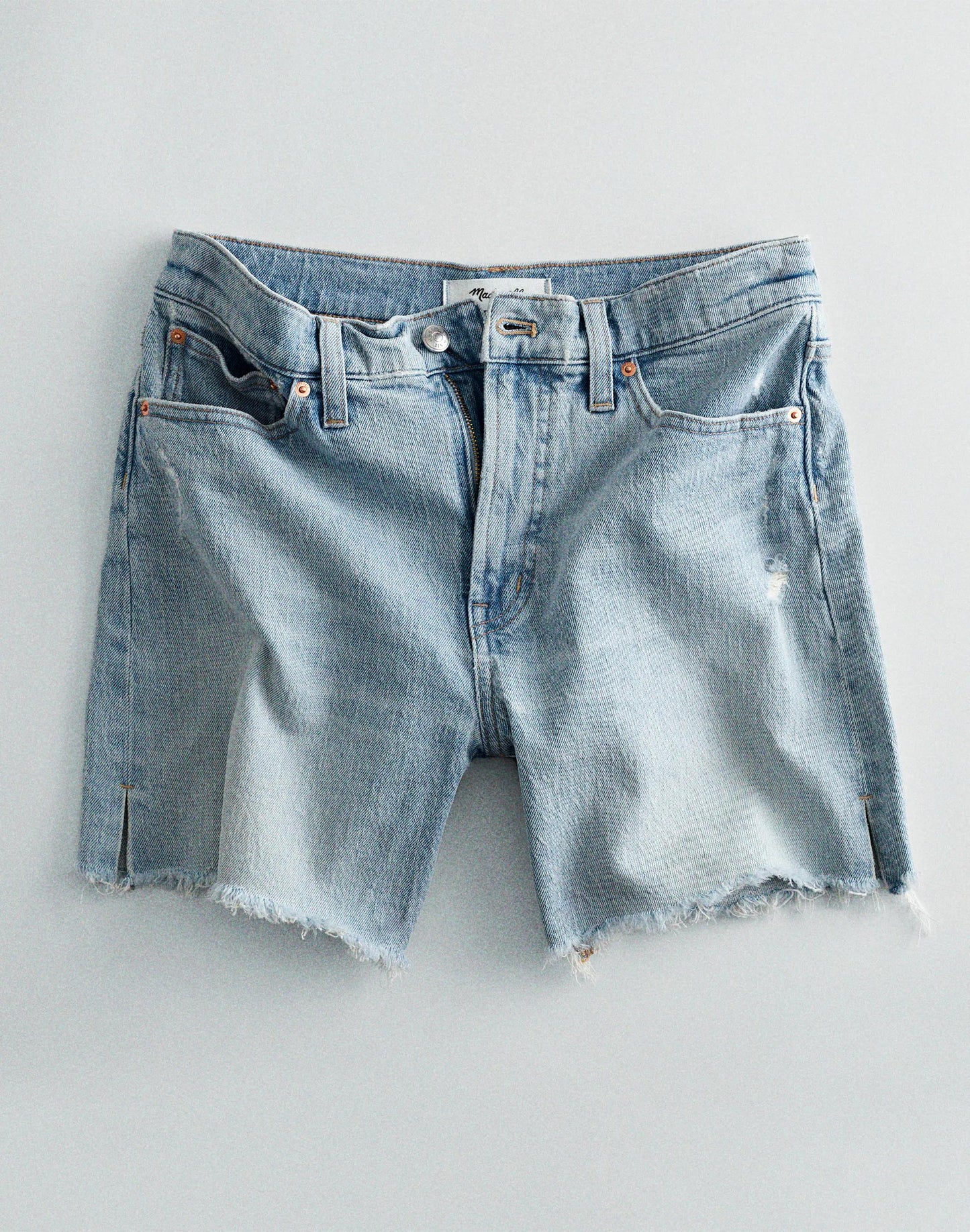 Madewell The Perfect Vintage Mid-Length Jean Short Foster Wash