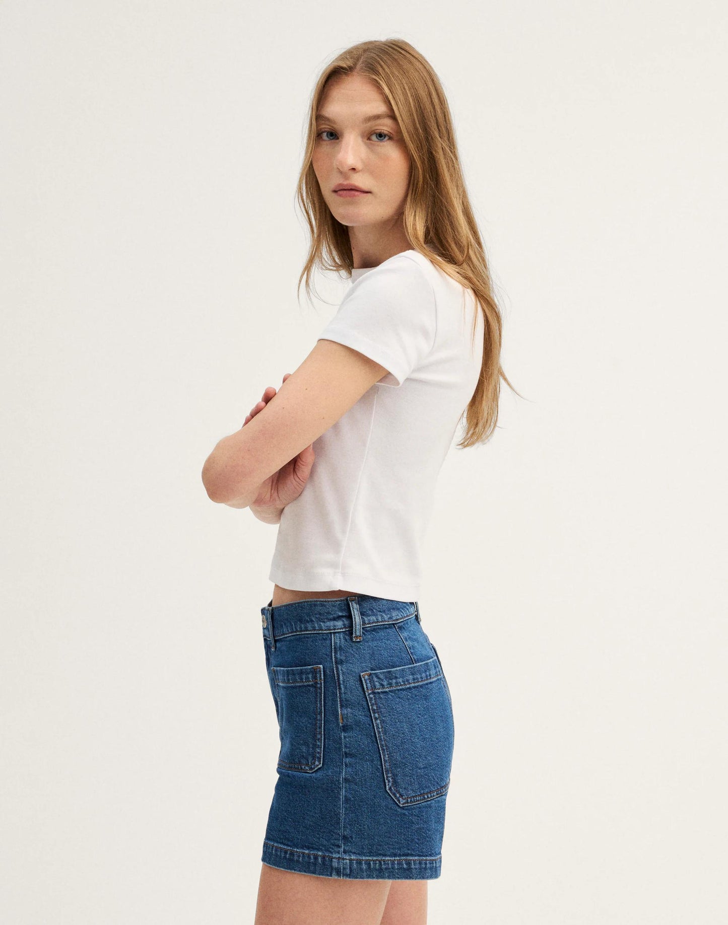 Madewell The Emmy Denim Short Marina Blue