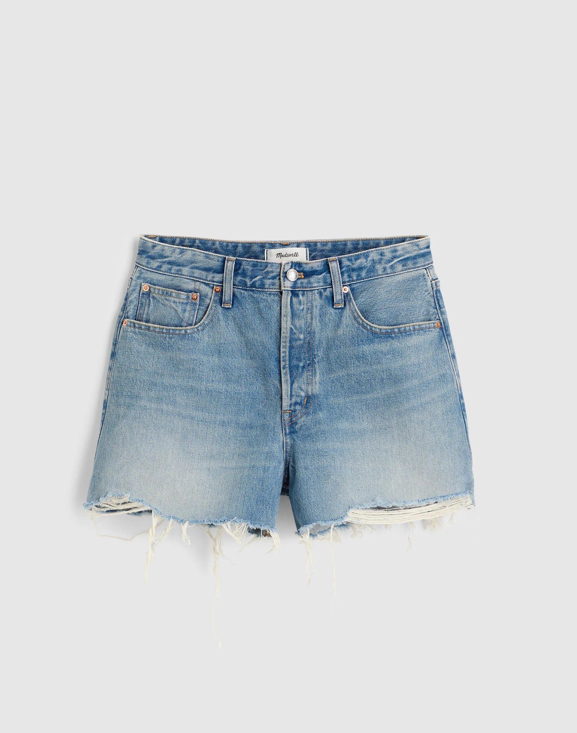 Madewell The Curvy Essex Short Faded Horizon Wash