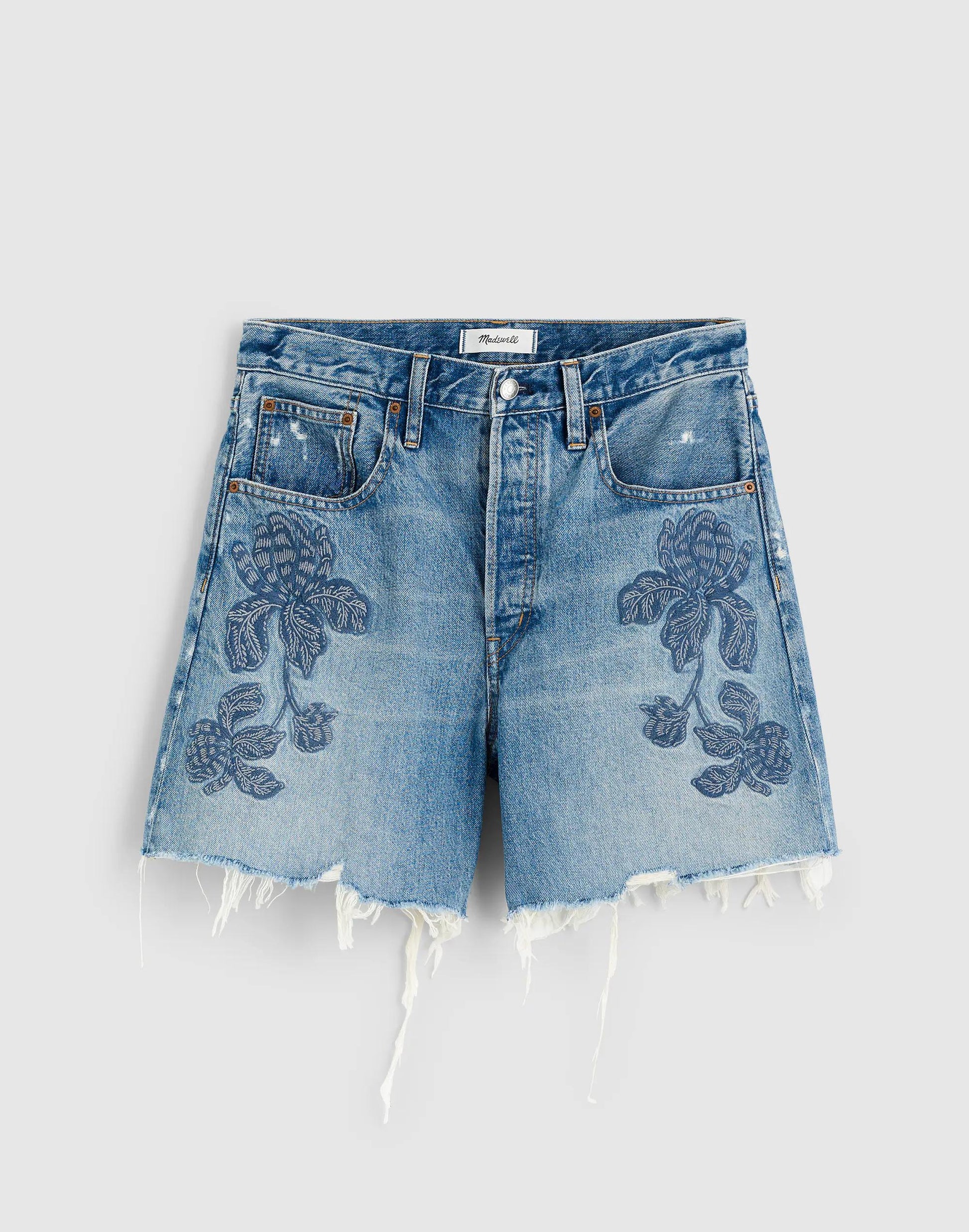 Madewell The Essex Short Worn Mid Indigo