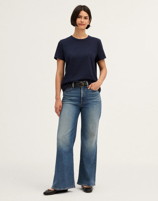 Madewell The Curvy Wide-Leg Jean Sunnyside Wash