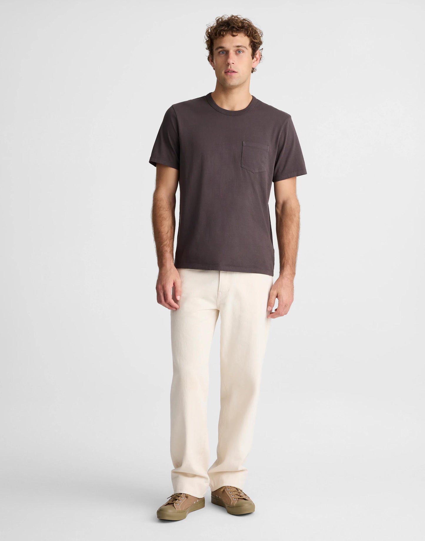 Madewell Allday Pocket Tee Black Coal