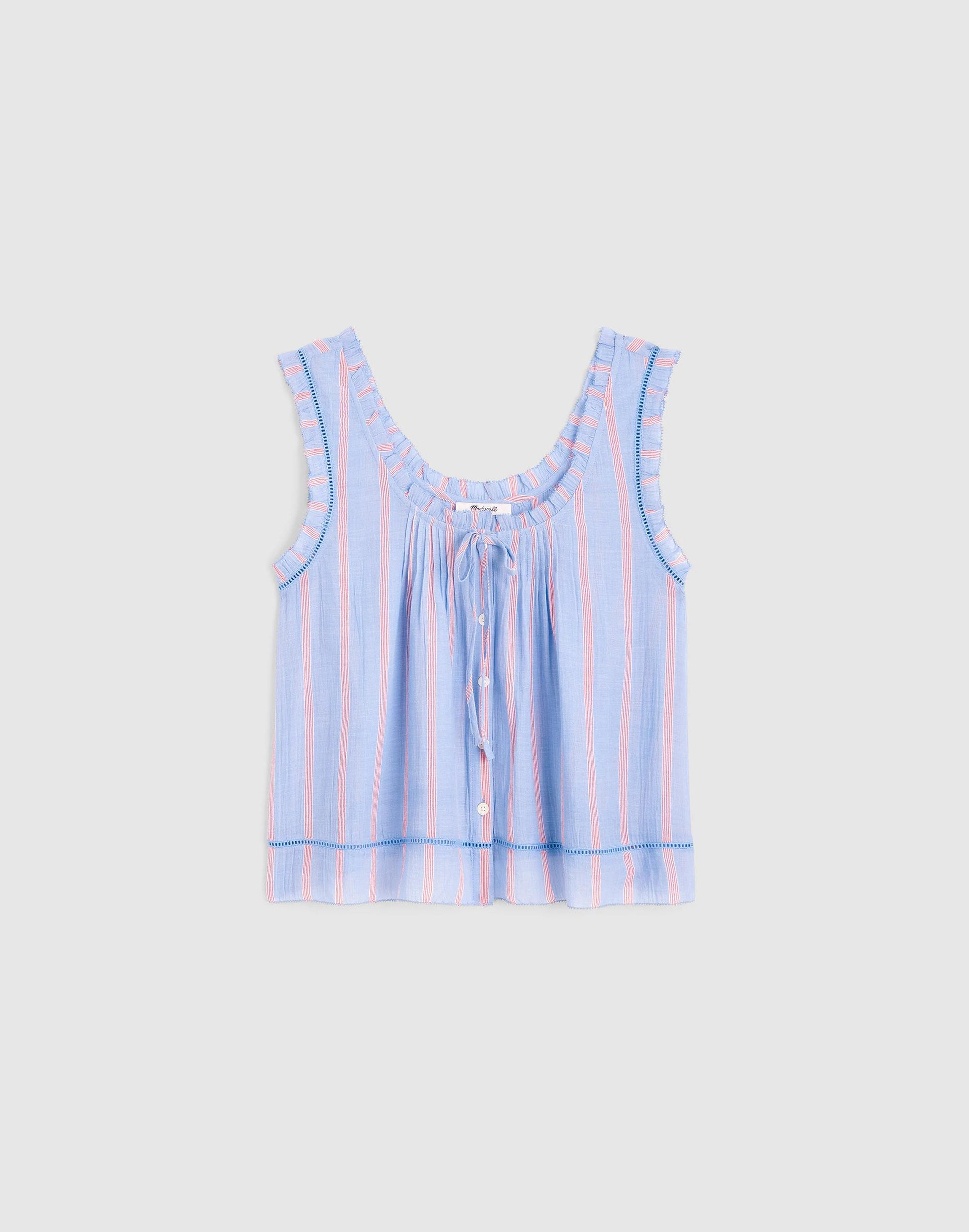 Madewell The Leah Top Calm Blue
